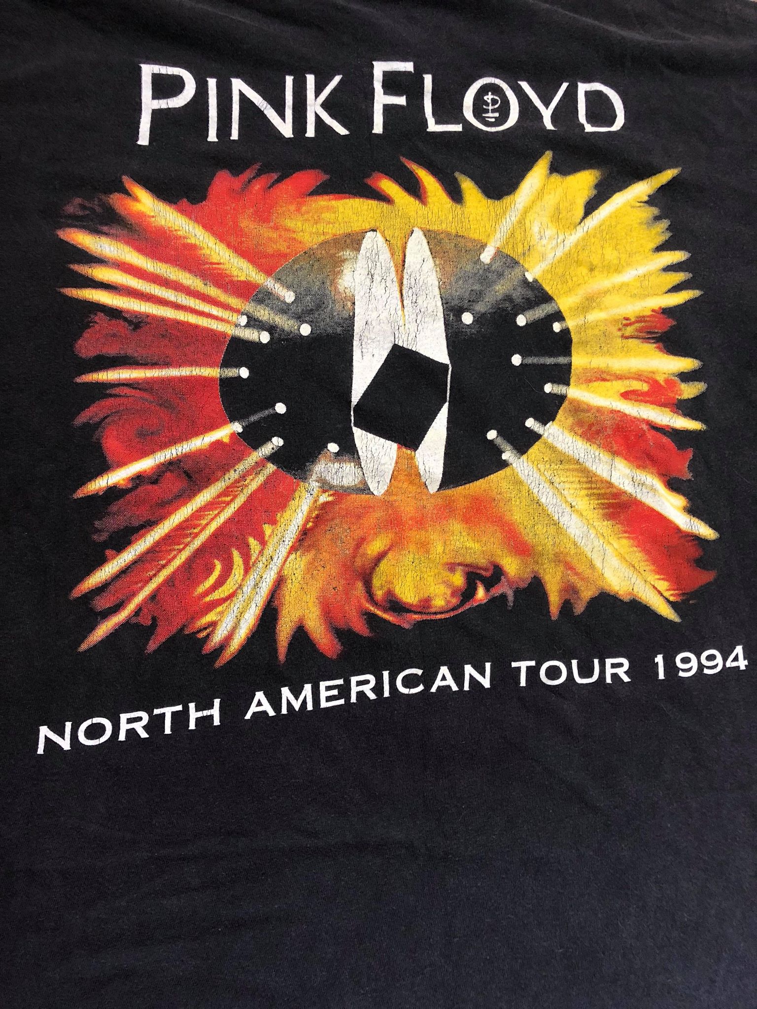 pink floyd north american tour 1994 shirt