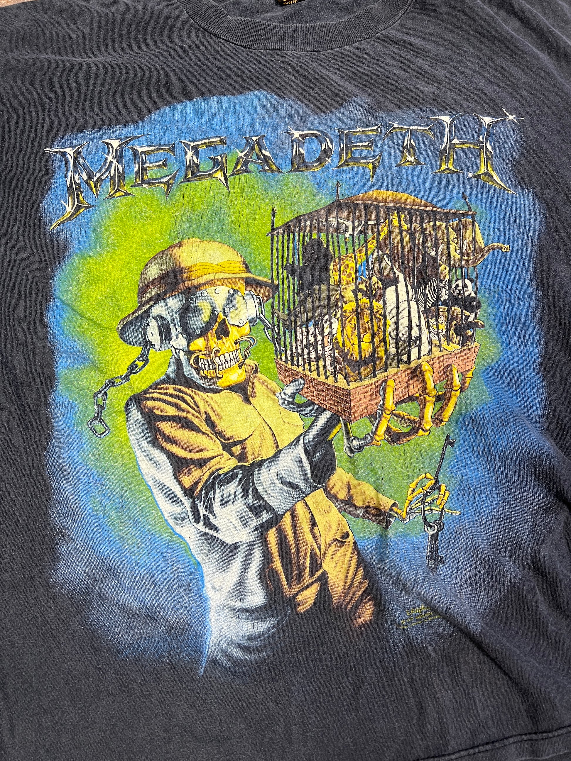 メガデス MEGADETH 1987年製ヴィンテージ ラトルヘッド 鳩 ハトスリップノット