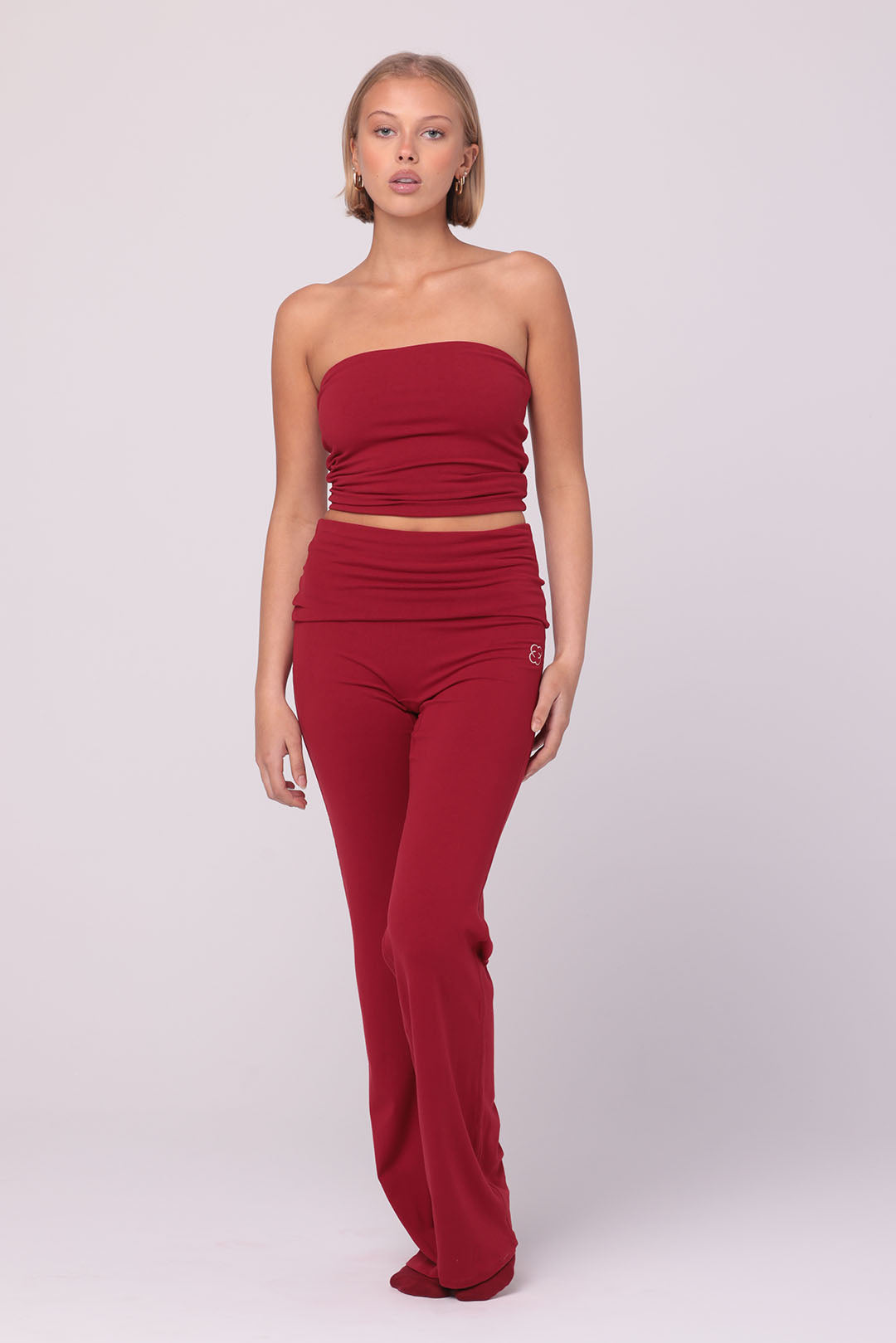 Lounge Yoga Pants | Cherry - SASKI product image