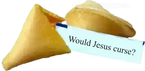 Would Jesus curse?
