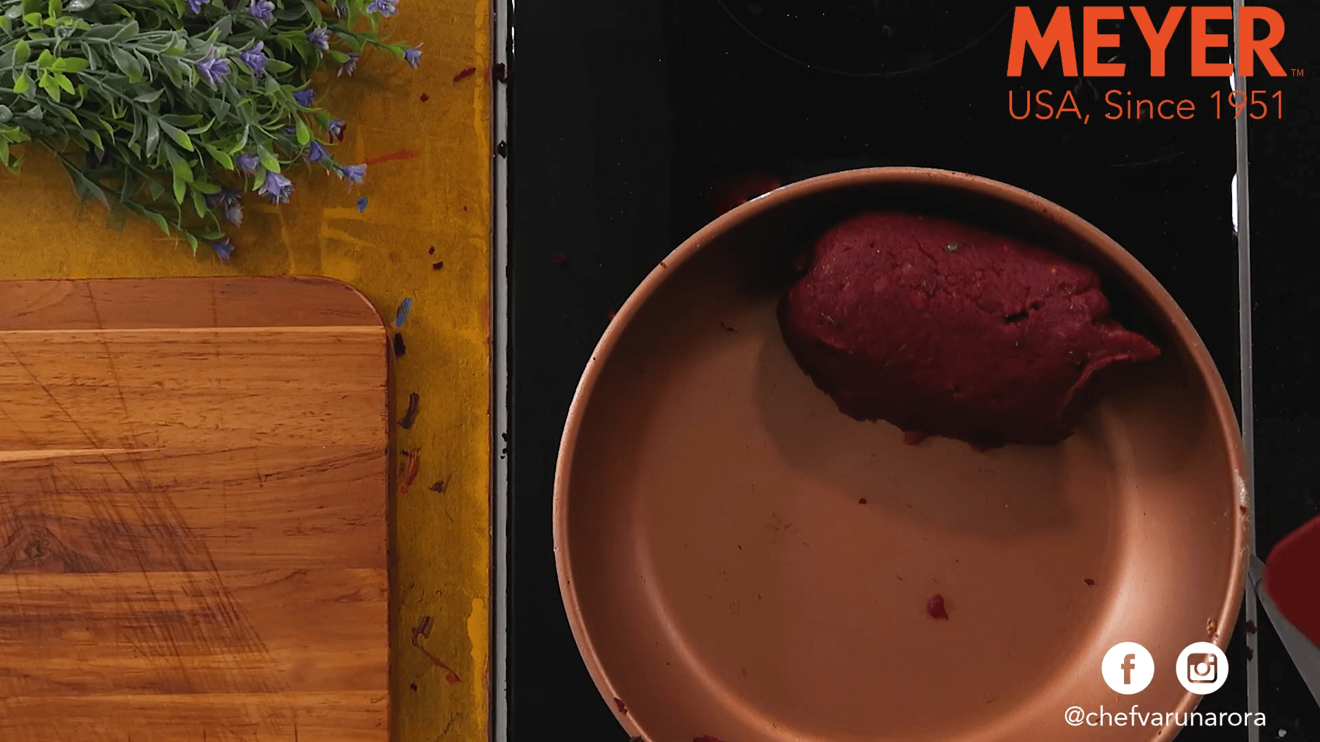 Beetroot and Sesame Tikki