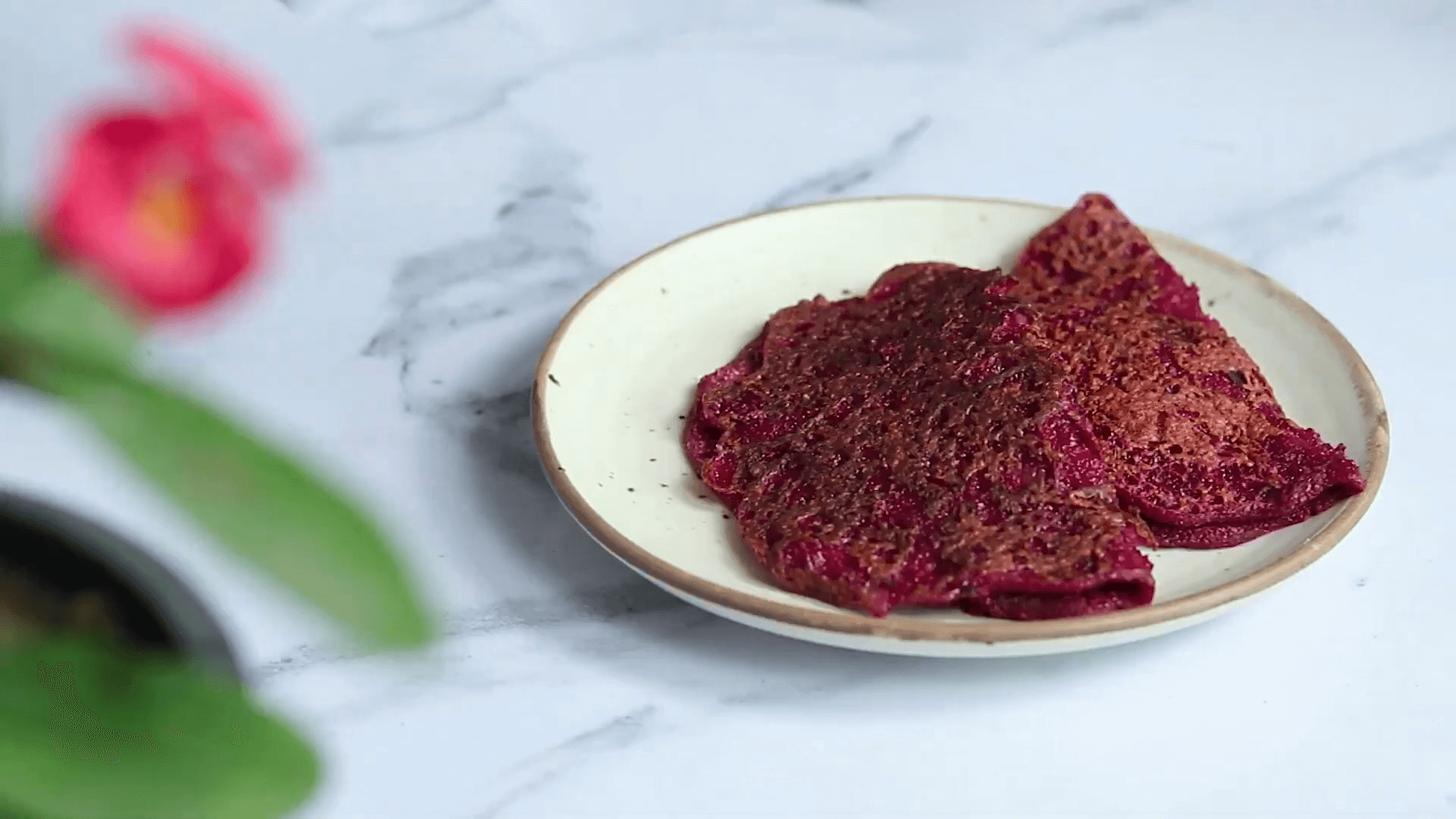 Beetroot Rava Dosa