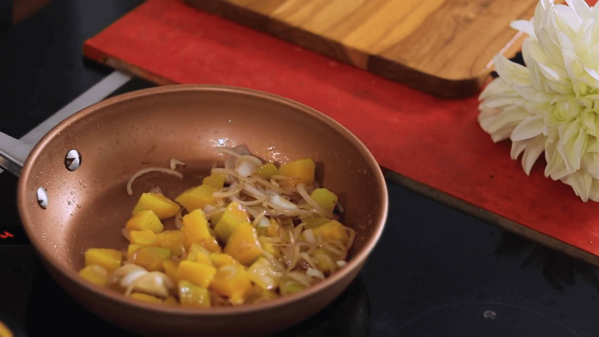 Burnt Garlic and Pumpkin Spaghetti