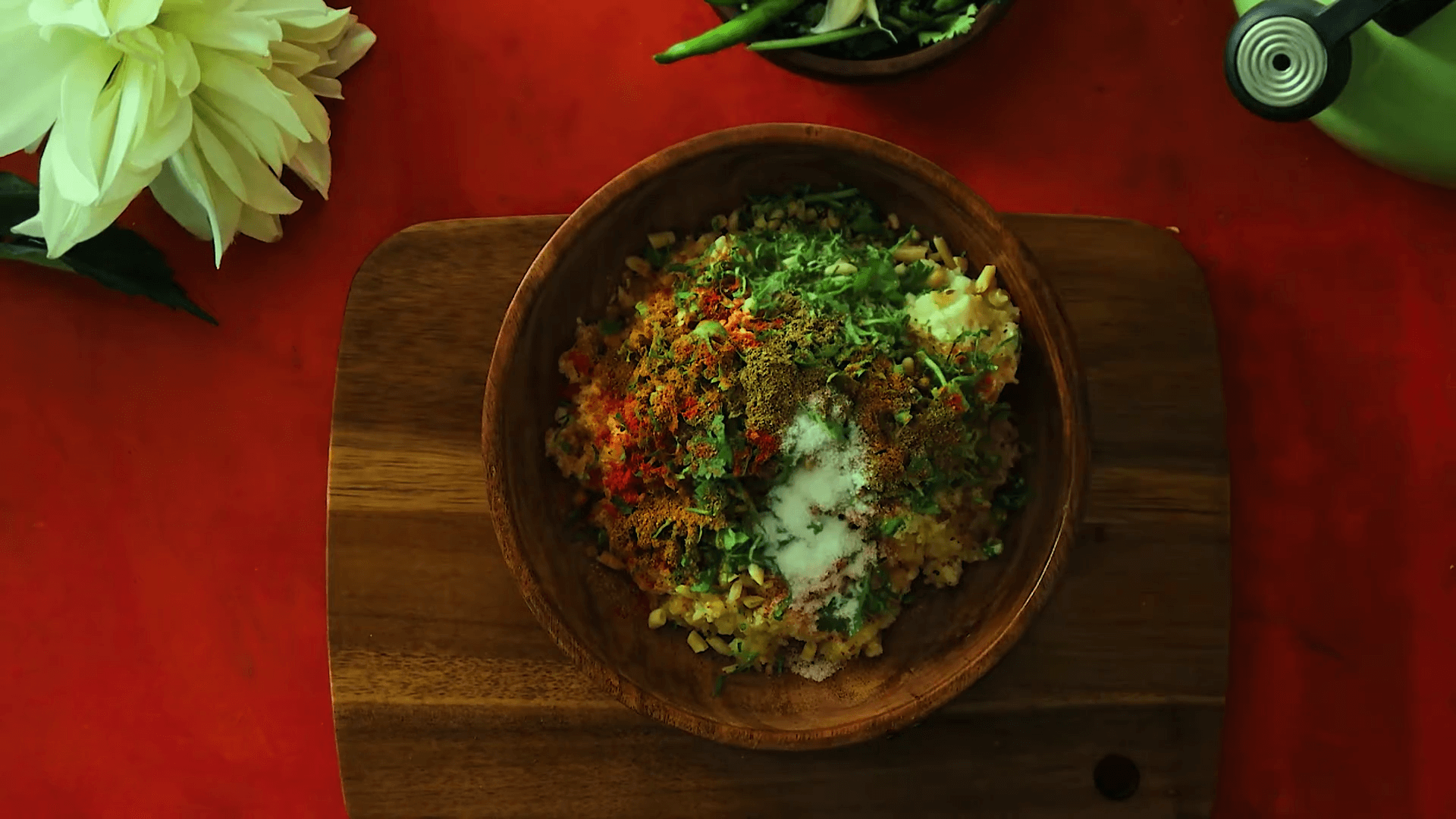 Daliya and Pine Nut Tikki 
