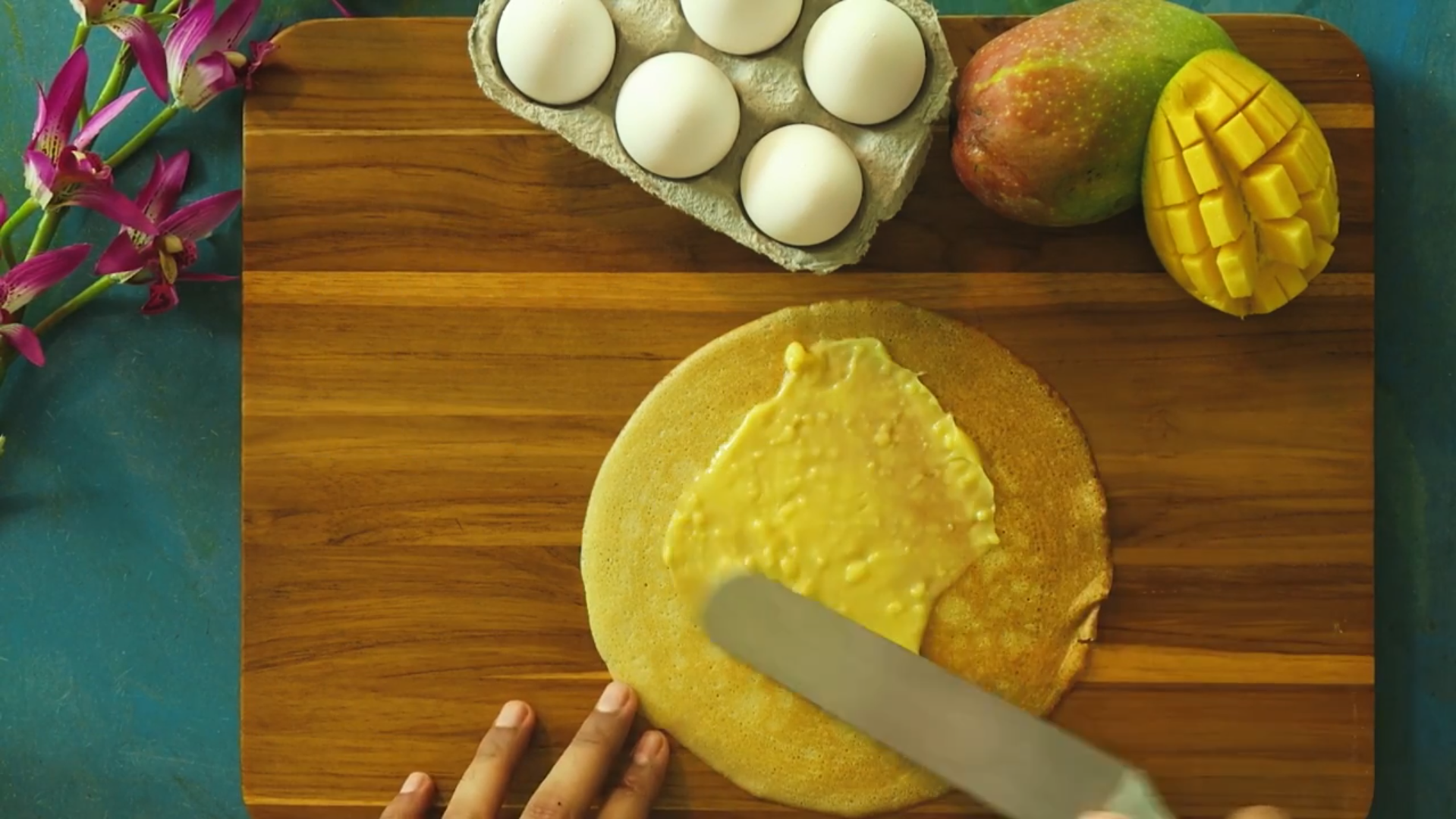 Delicious Homemade Mango Crepe Cake Recipe