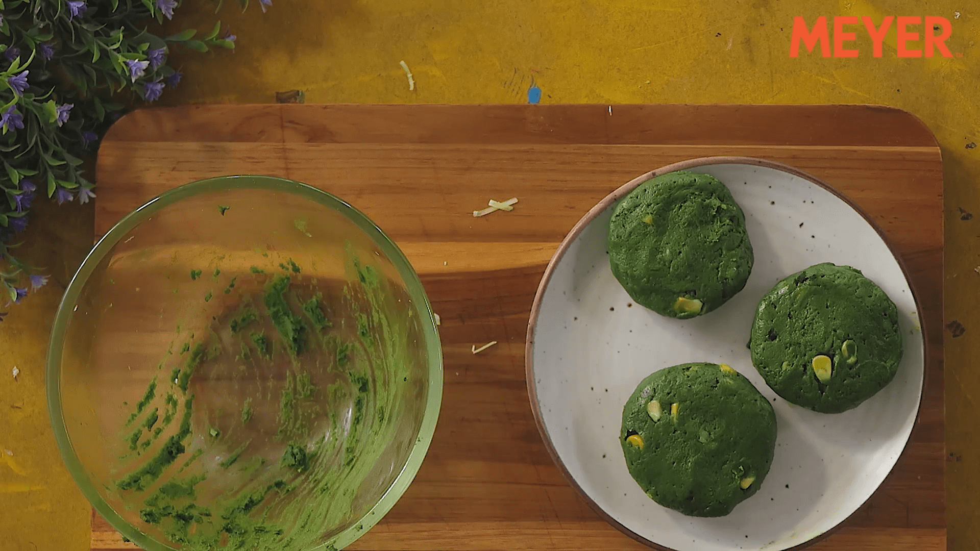 Spinach and Corn Steaks