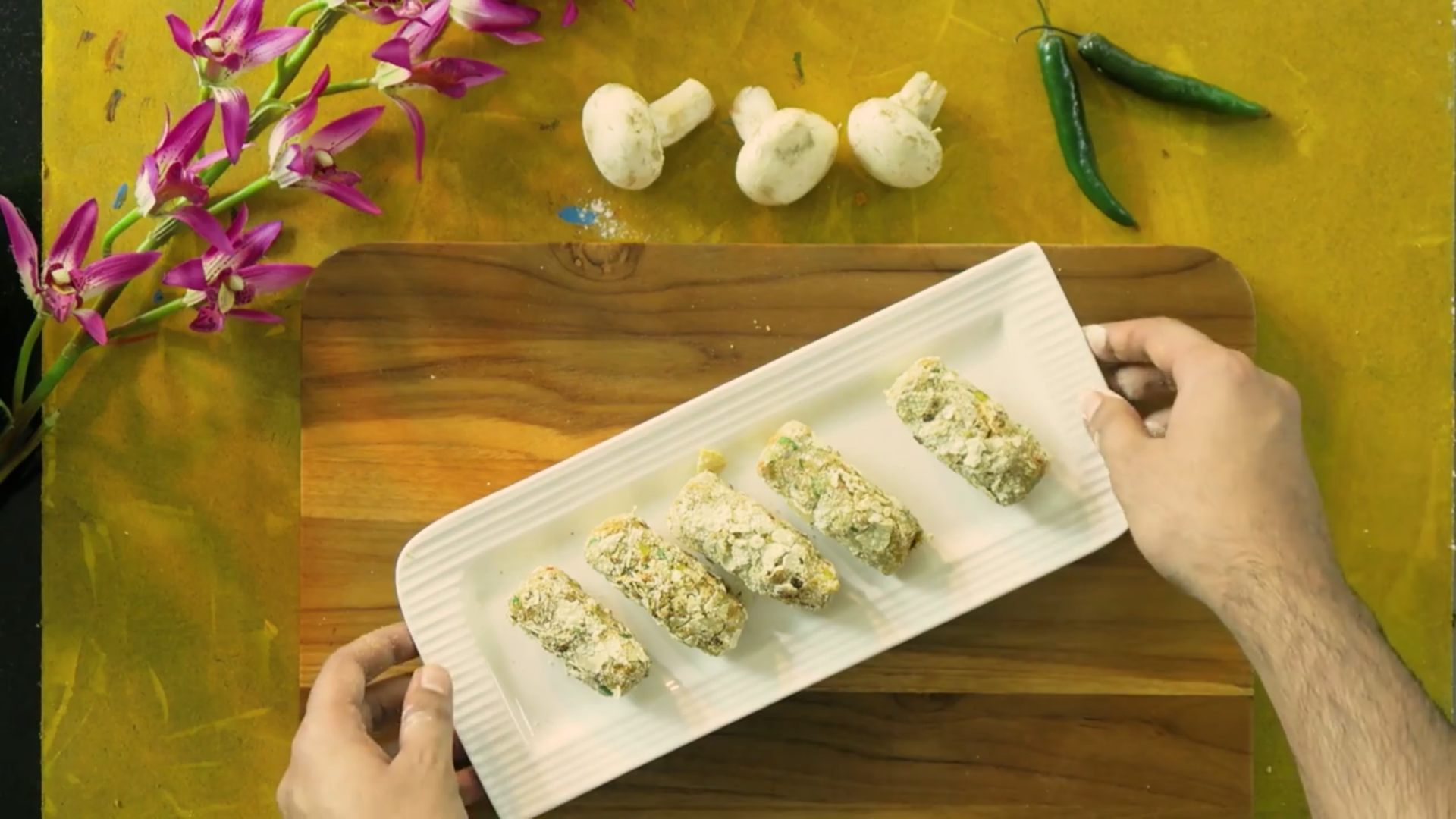 Papad Crusted Vegetable Croquettes image 3