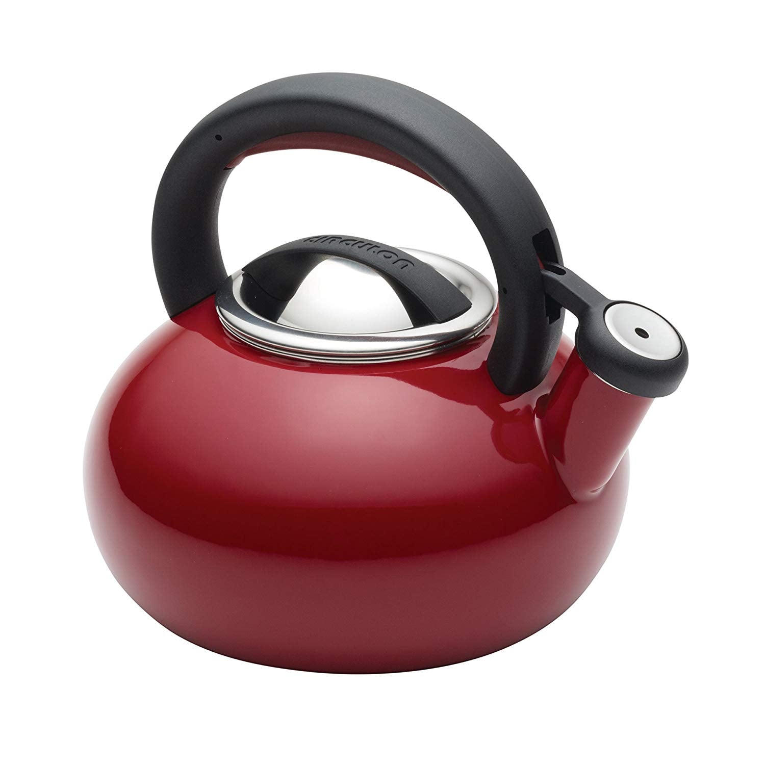 Circulon Sunrise Whistling Tea kettle, 1.4Liter, Rhubarb Red Pots and