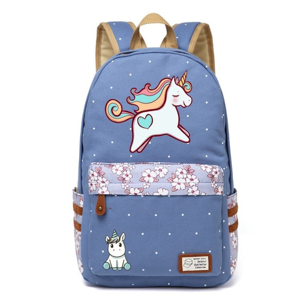  Dabbing Unicorn Backpack  fanofhorses