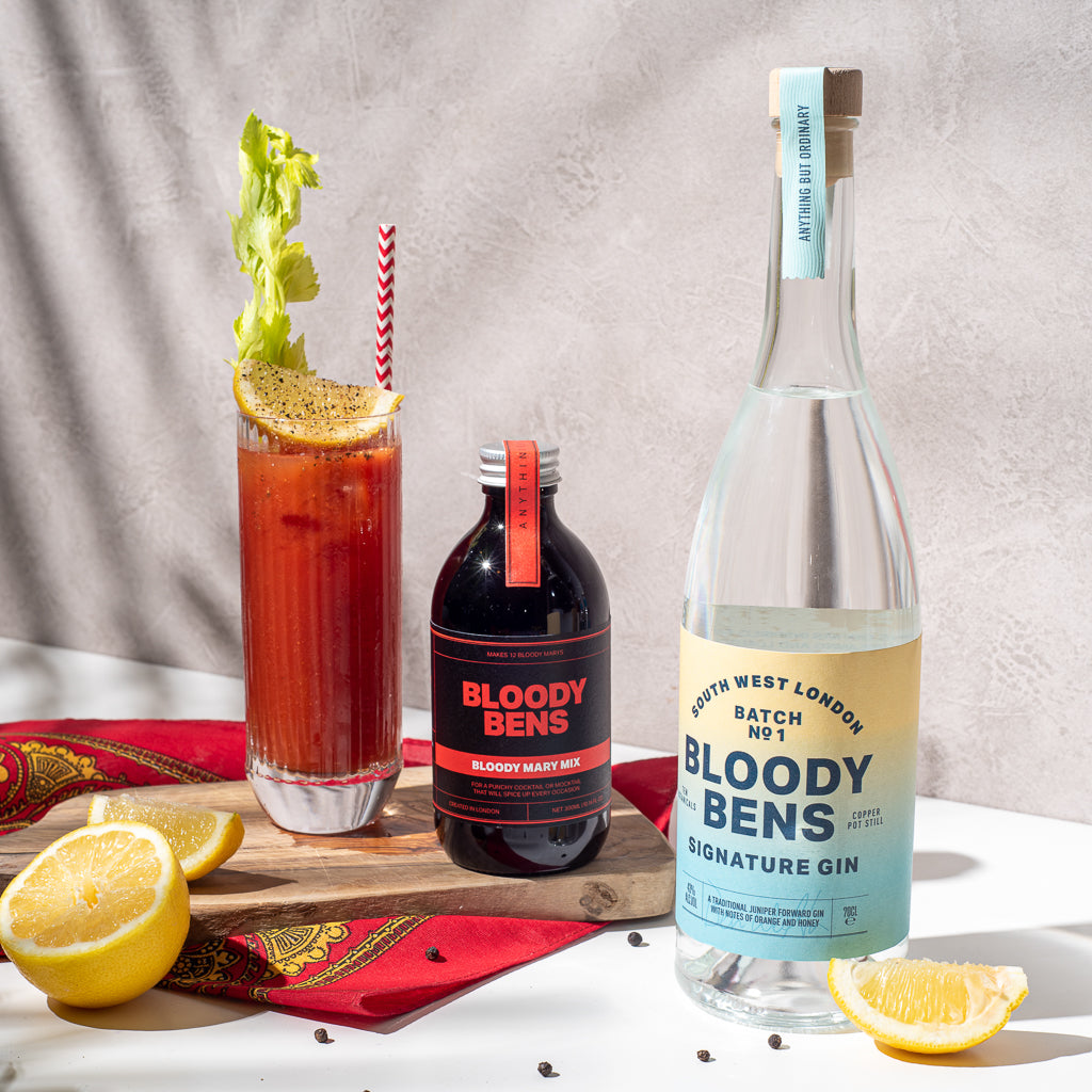 Bloody Bens Gin and Bloody Mary Mix twin pack BloodyBens