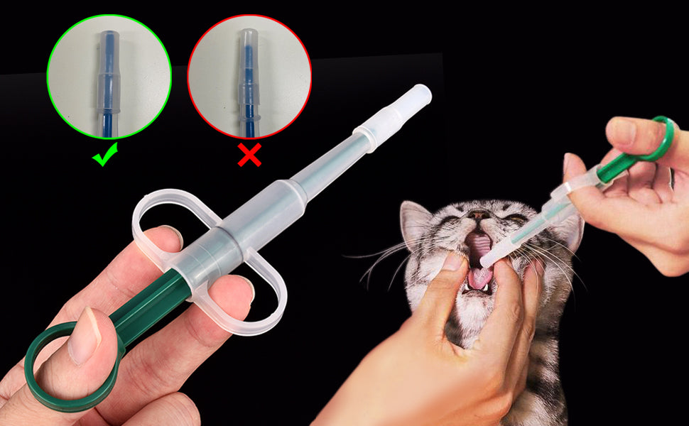 Plastic Pet Pill Feeder Injector Syringes for Cats Dogs
