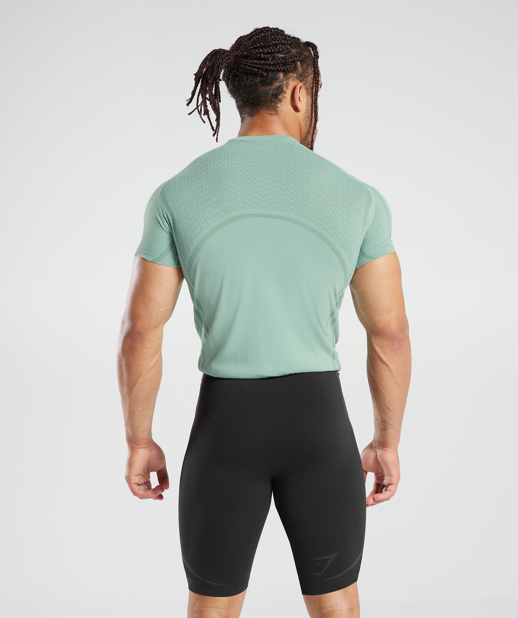 315 Seamless T-Shirt in Frost Teal/Ink Teal