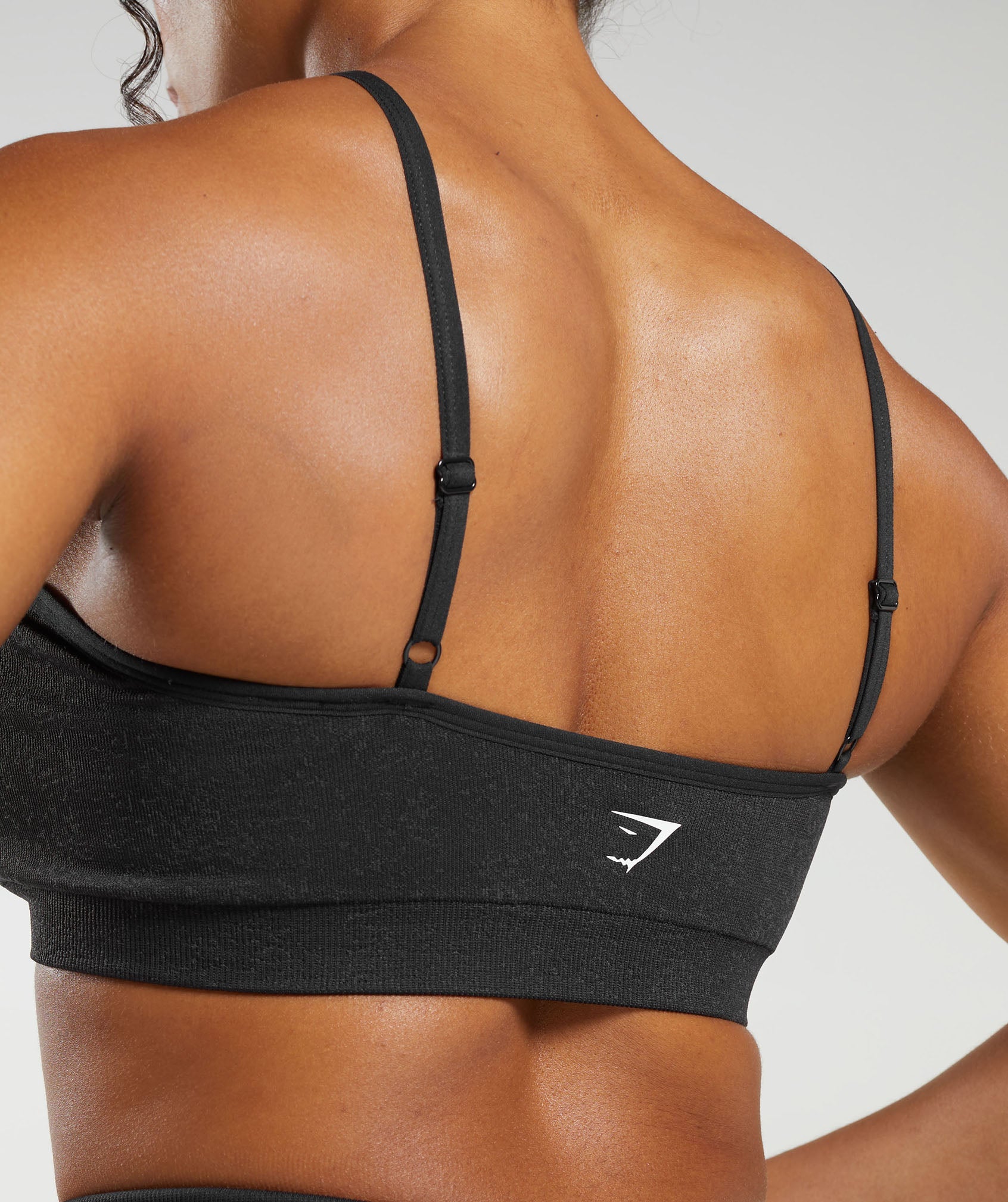 HIIT seamless bralet in textured charcoal