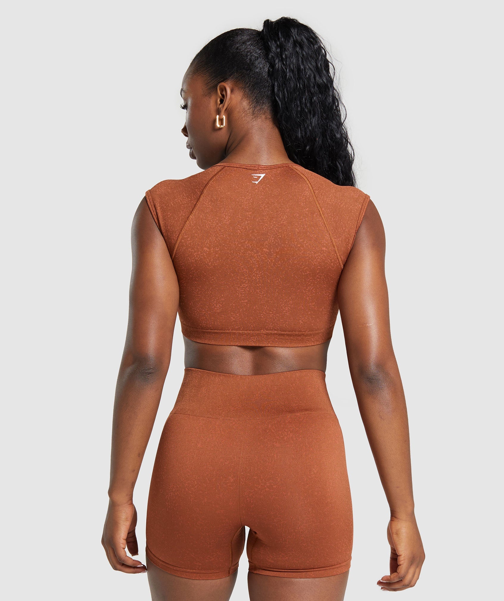 Adapt Fleck Seamless Crop Top