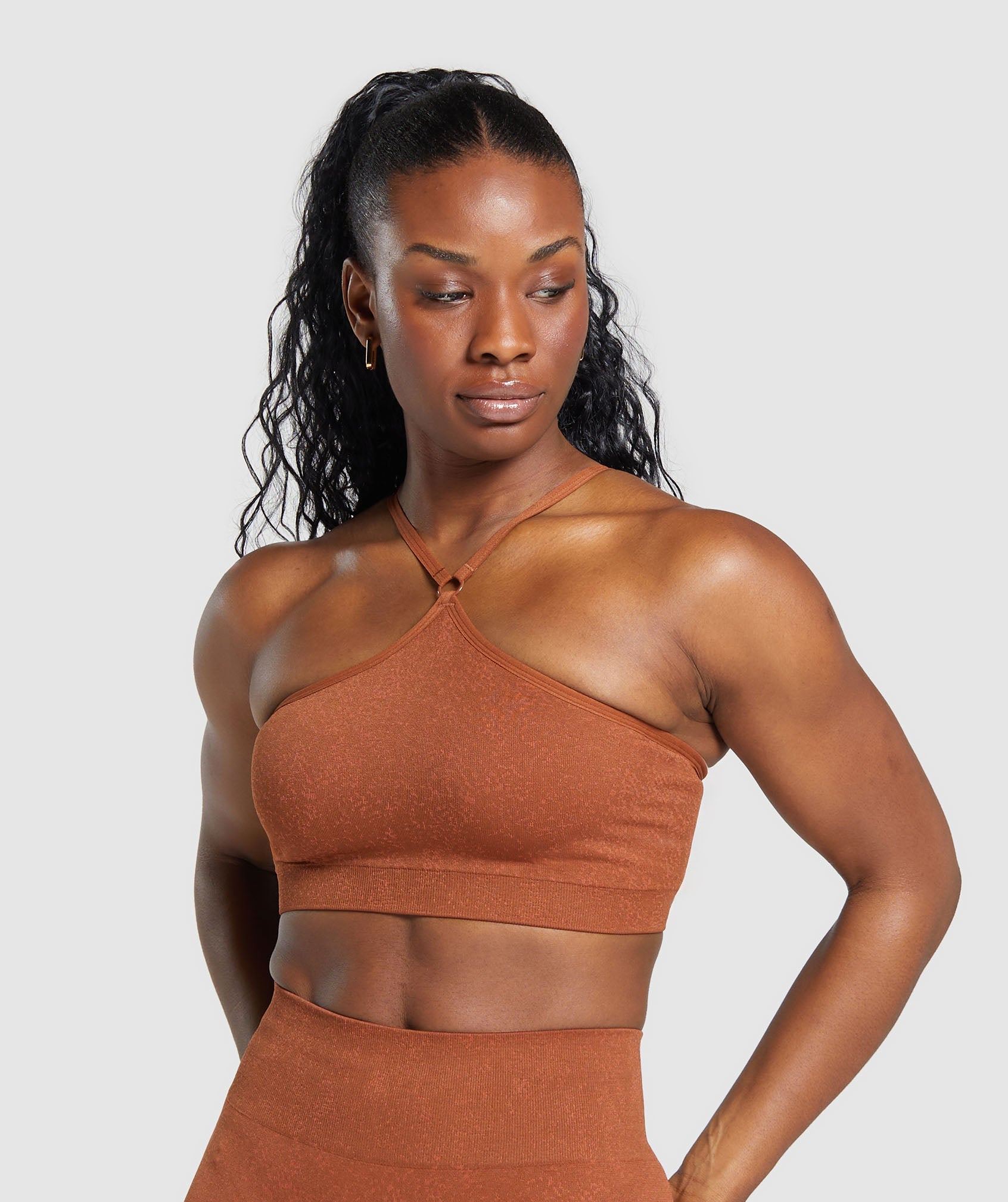 Adapt Fleck Seamless Halterneck Bralette