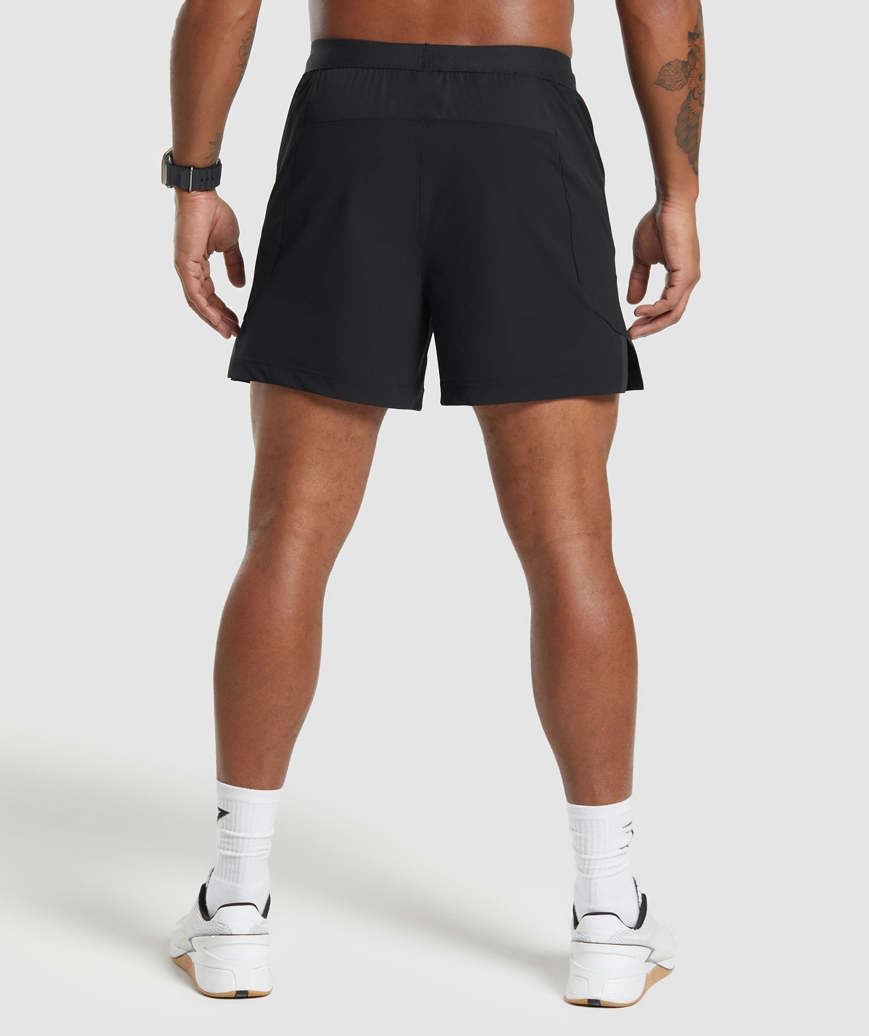 Apex 5" Hybrid Short in Black - view 2