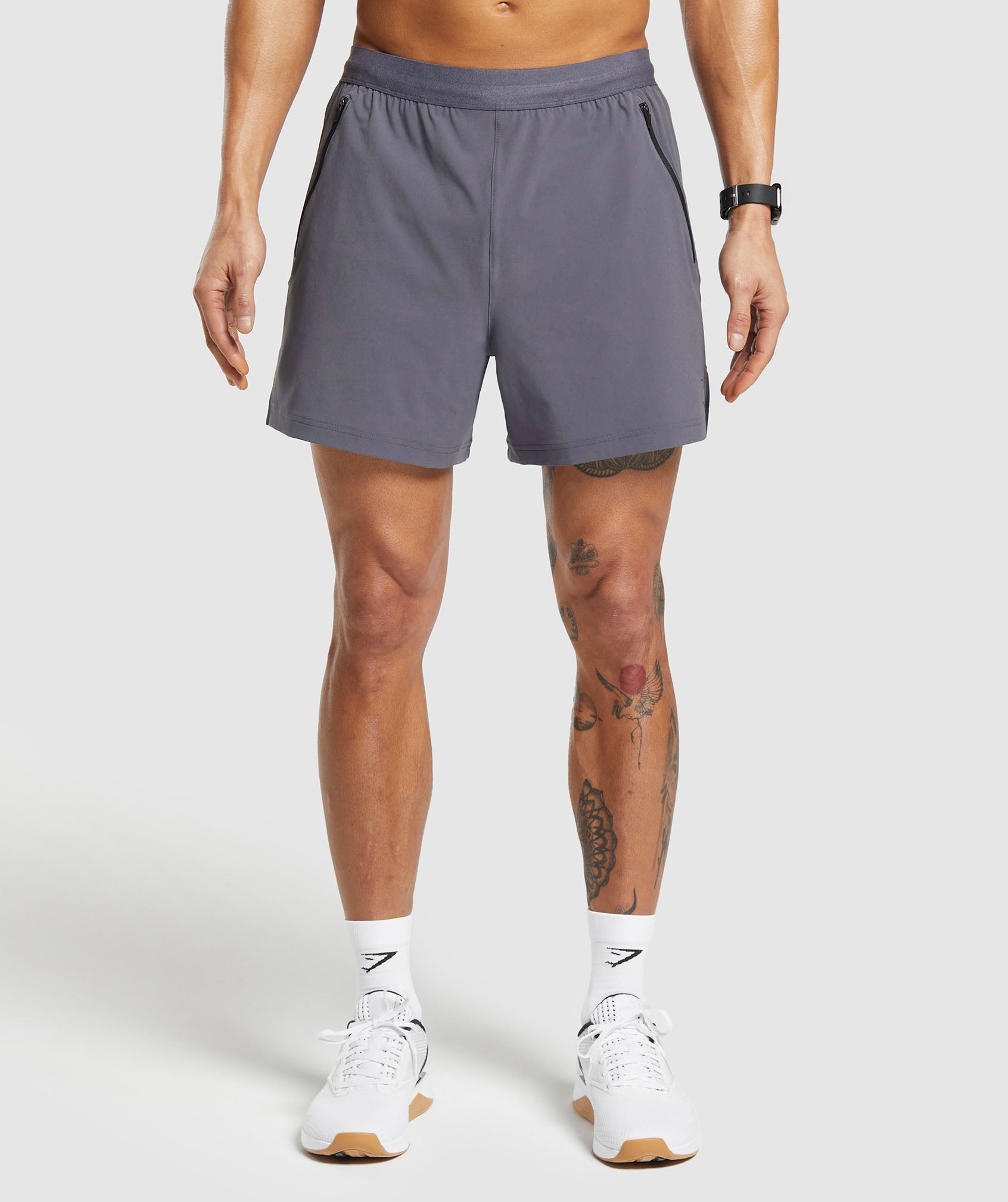 Apex 5" Hybrid Short in Dark Grey - view 1