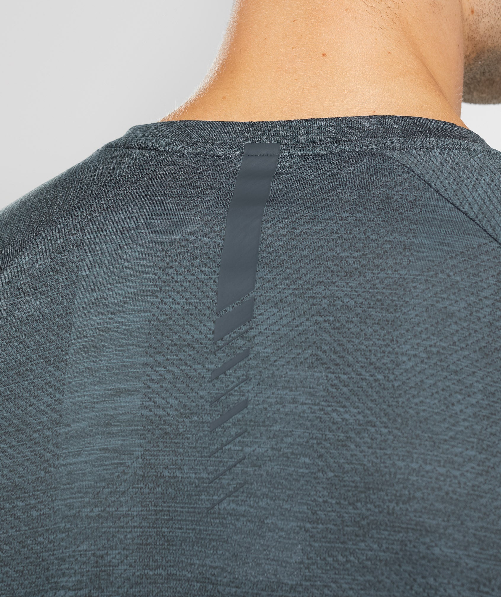 Apex Long Sleeve T-Shirt in Smokey Teal/Darkest Teal - view 5