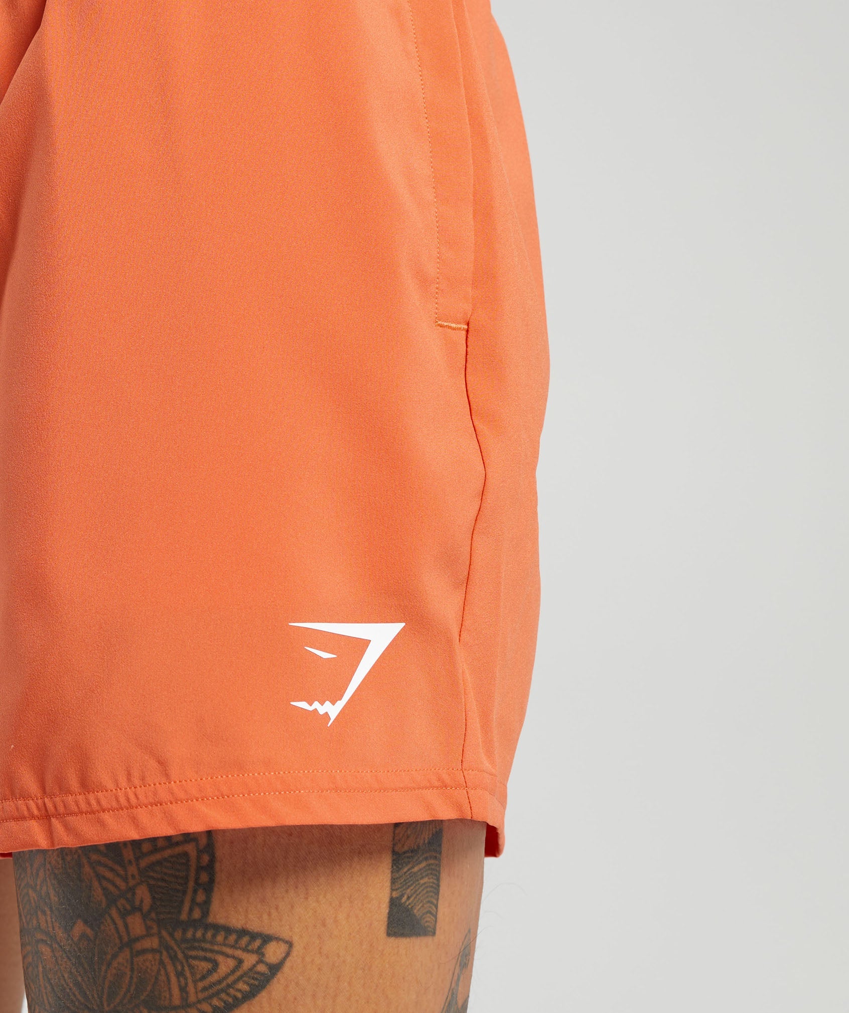 Arrival 5" Shorts in Ignite Orange - view 5