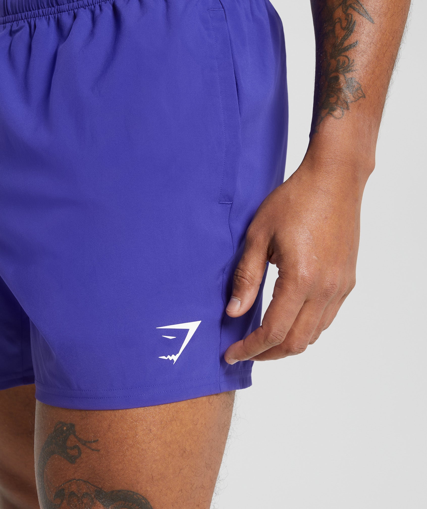 Arrival 5" Shorts in Cobalt Purple - view 5