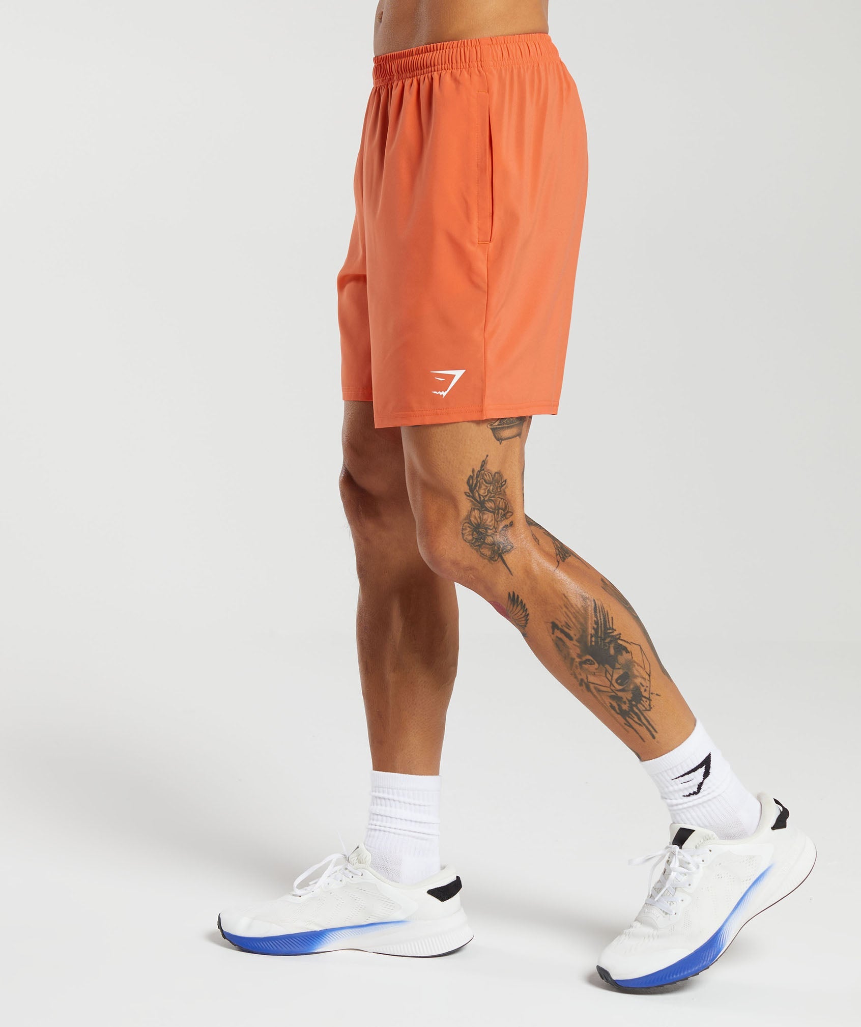 Arrival 7" Shorts in Ignite Orange - view 3