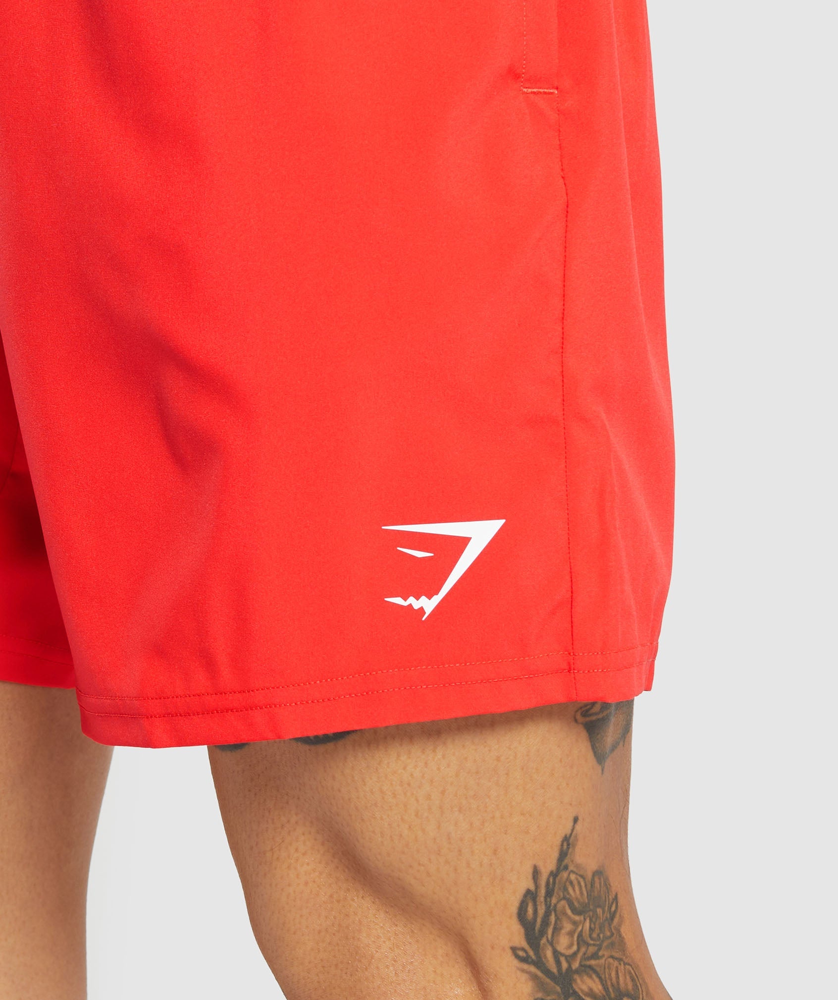 Arrival 7" Shorts in Pow Red - view 7
