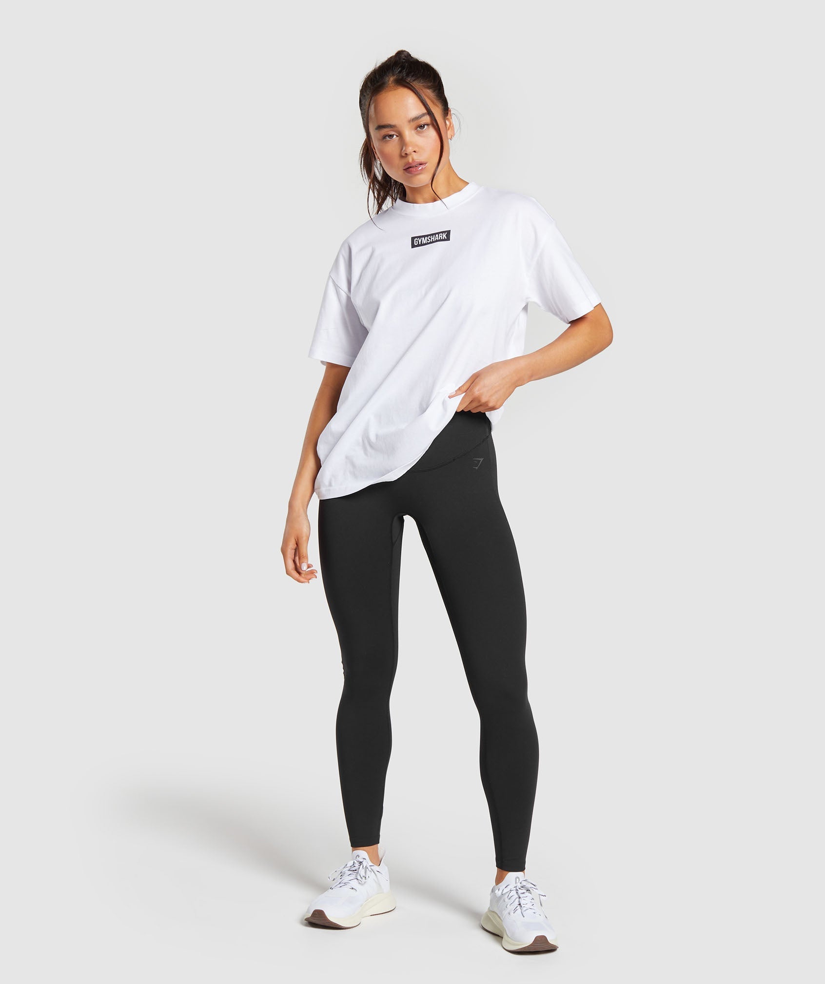 Gymshark Lifting Essentials Oversized T-shirt - White