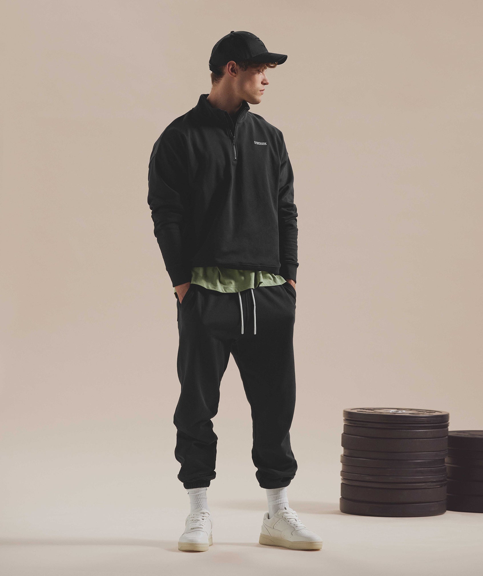 Rest Day Sweats Joggers in Black - view 2