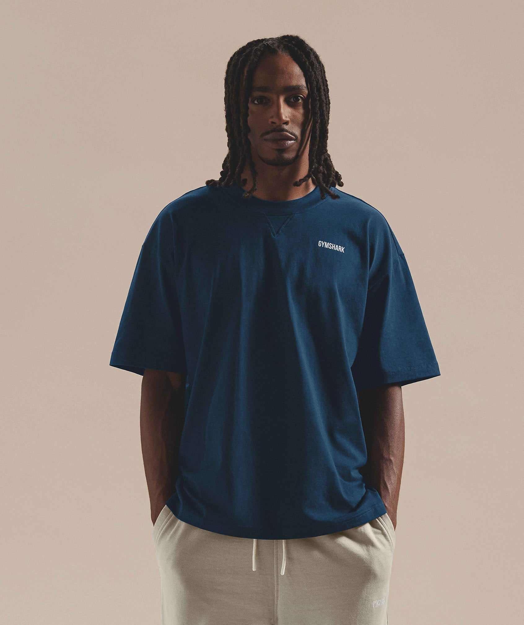 Rest Day Sweats T-Shirt in Navy - view 1