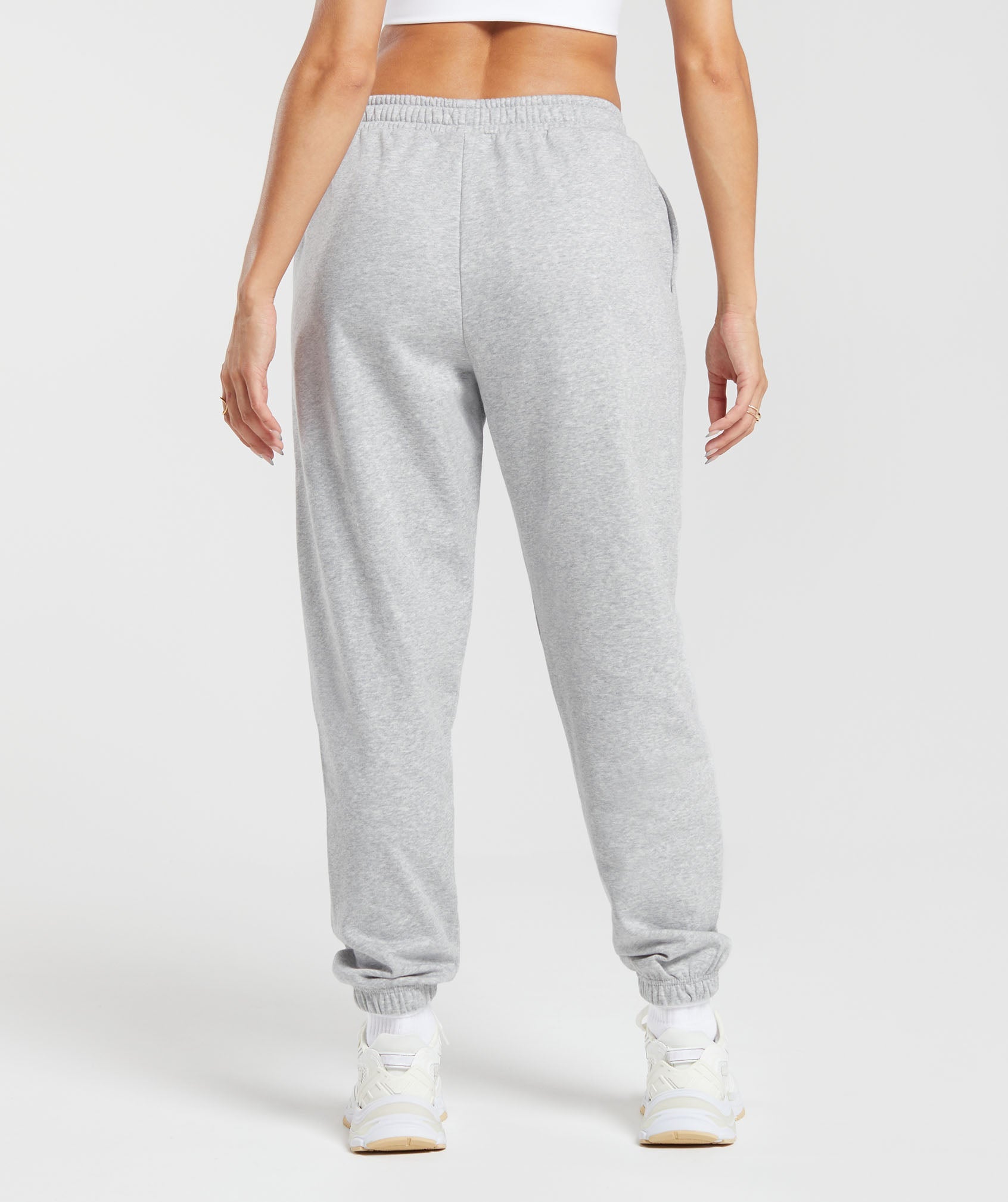 DT UPTOWN Lightweight Joggers in Grey Plaid