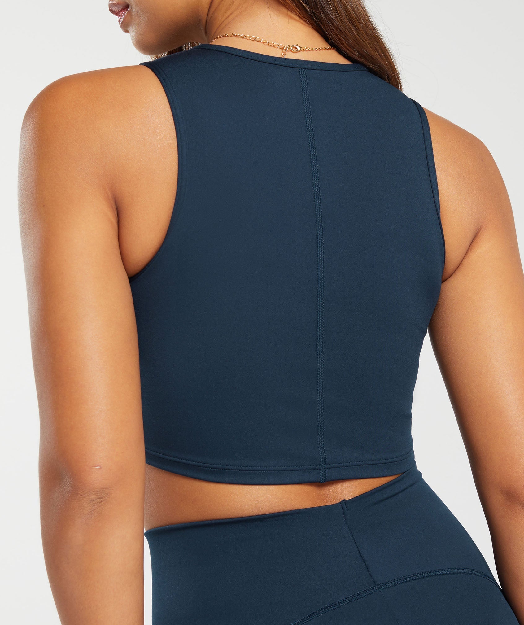 Everyday Contour Racer Tank in Navy - view 5
