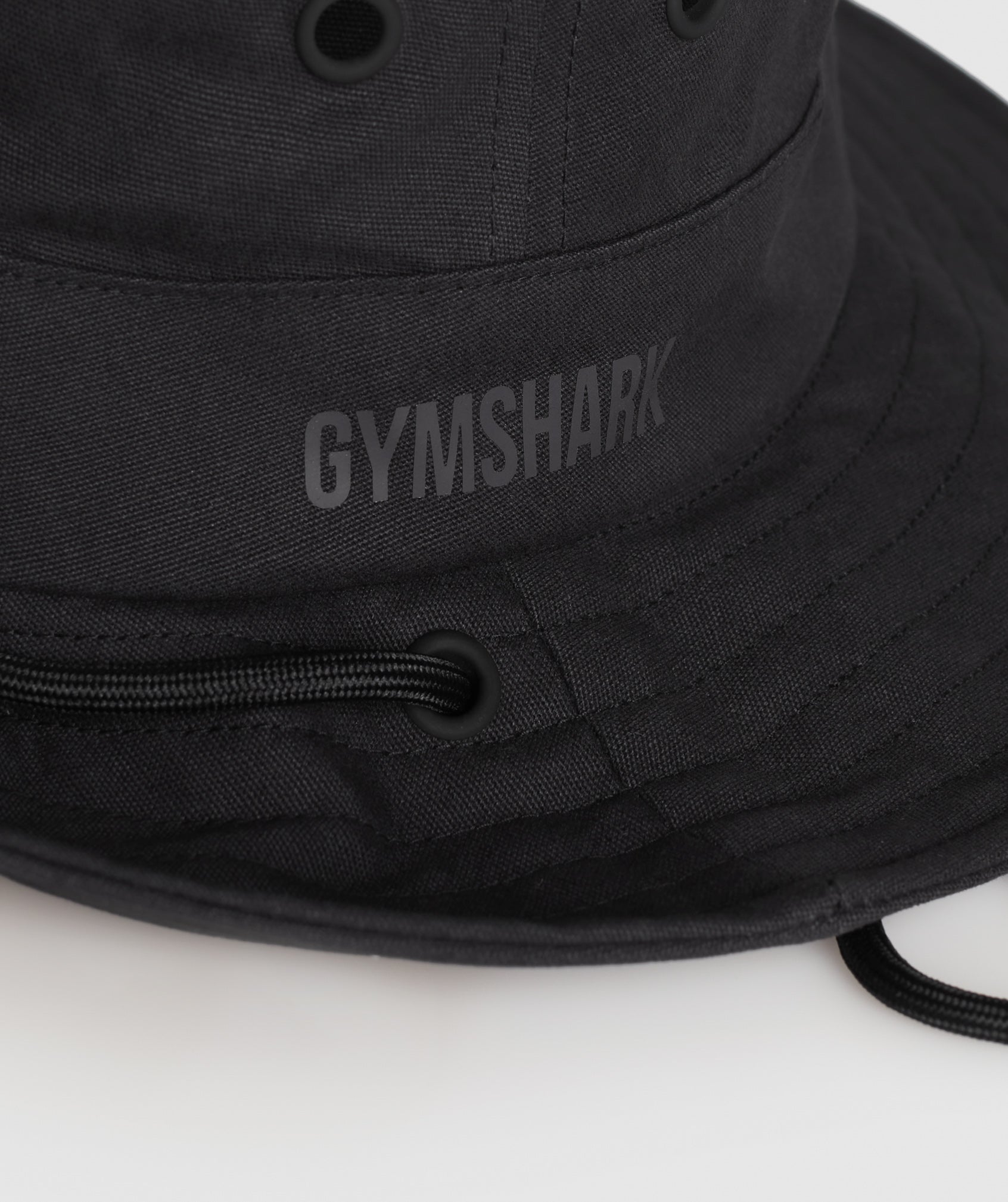 Cord Bucket Hat in Black - view 2