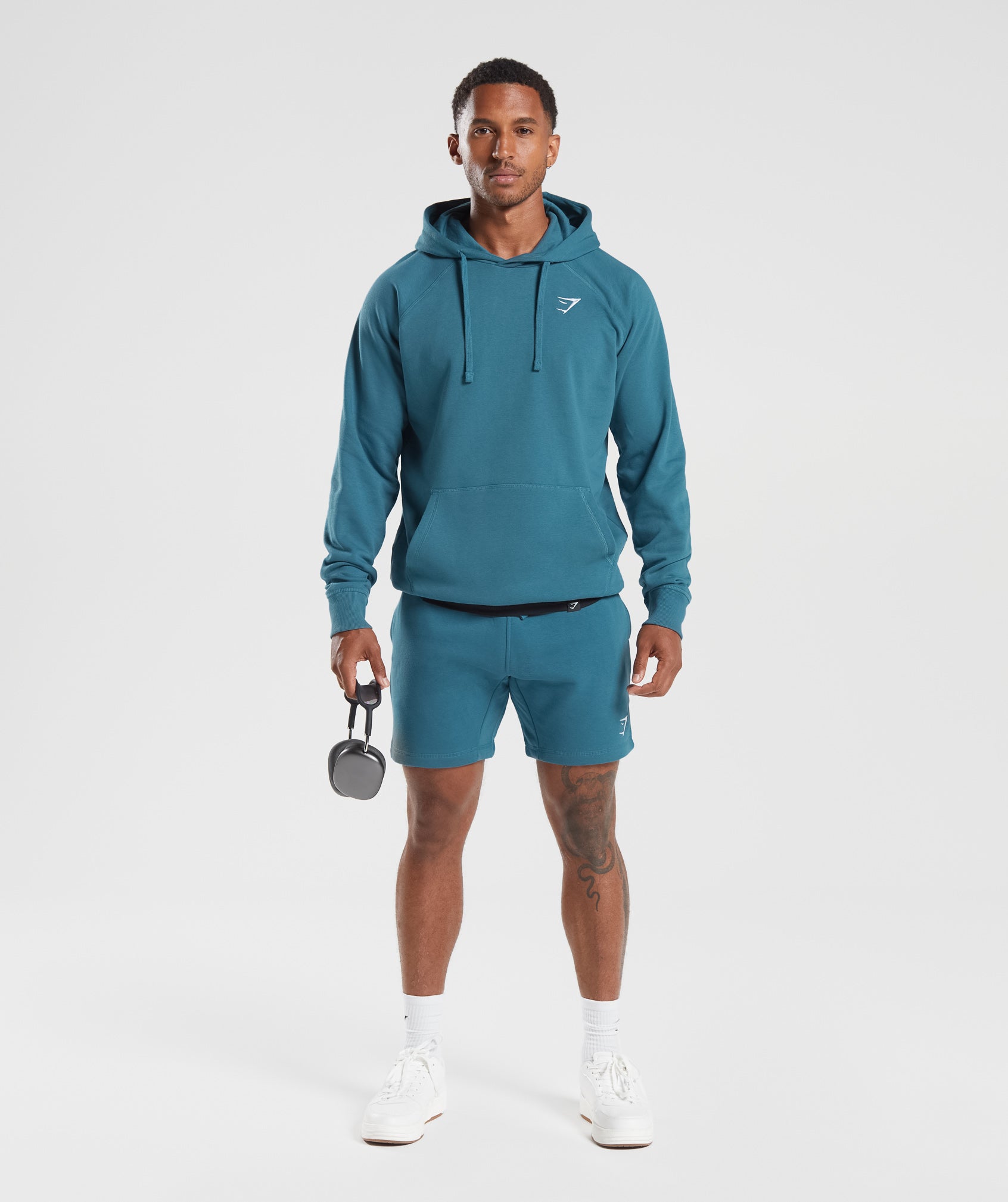 Gymshark Crest 7 Shorts - Terrace Blue