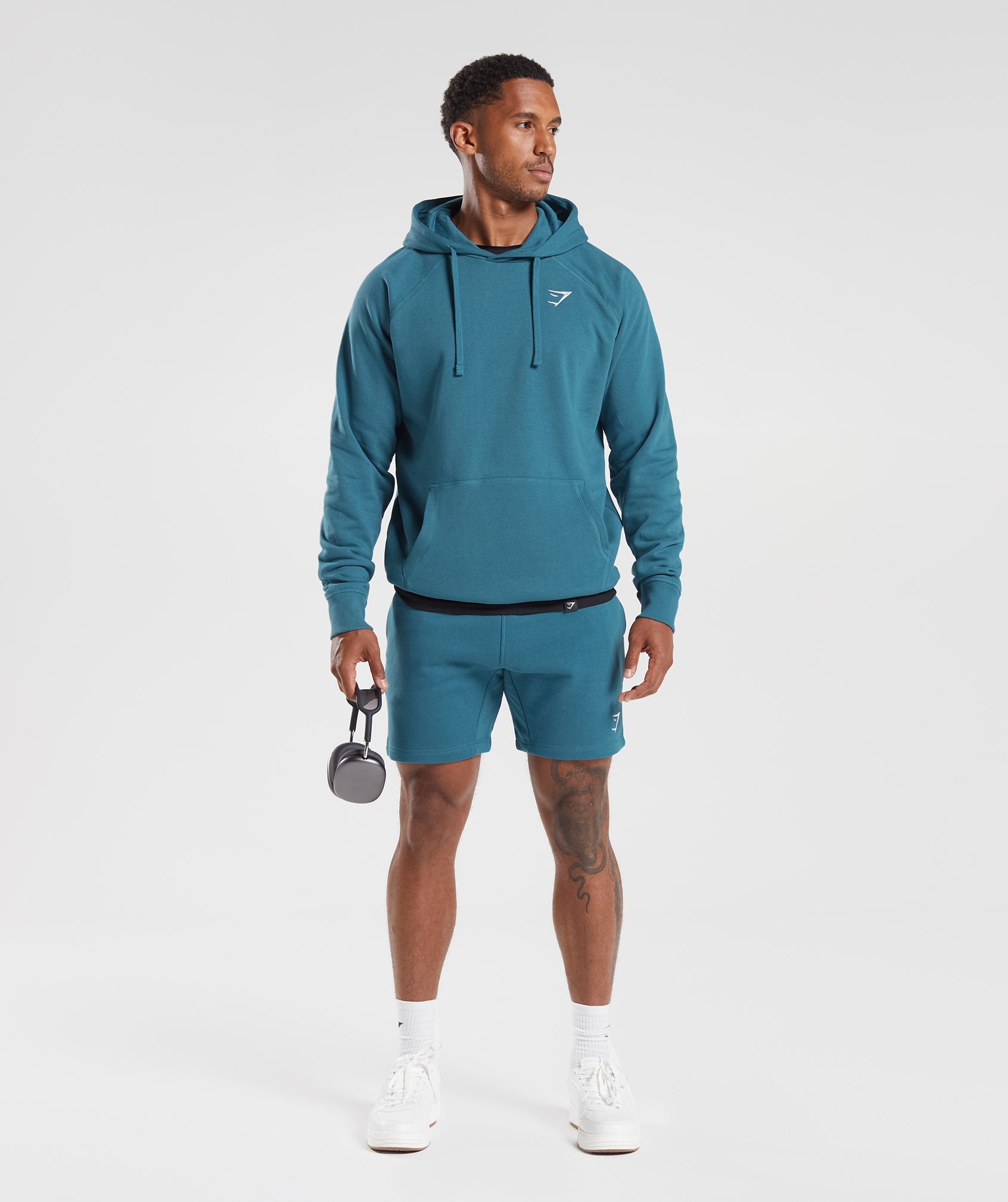 Crest Hoodie in Terrace Blue - view 4