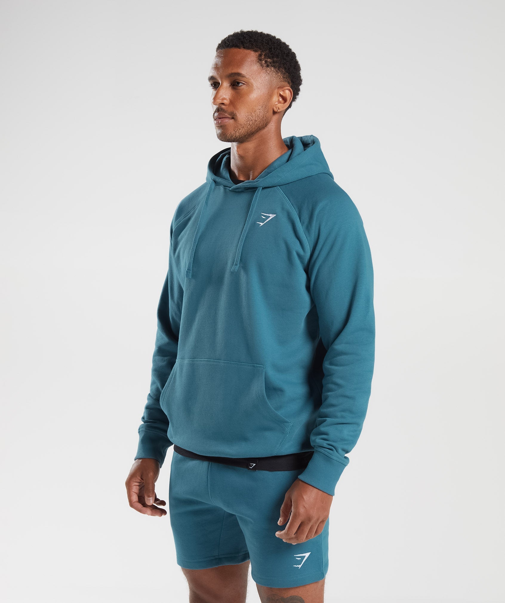 Crest Hoodie in Terrace Blue - view 3