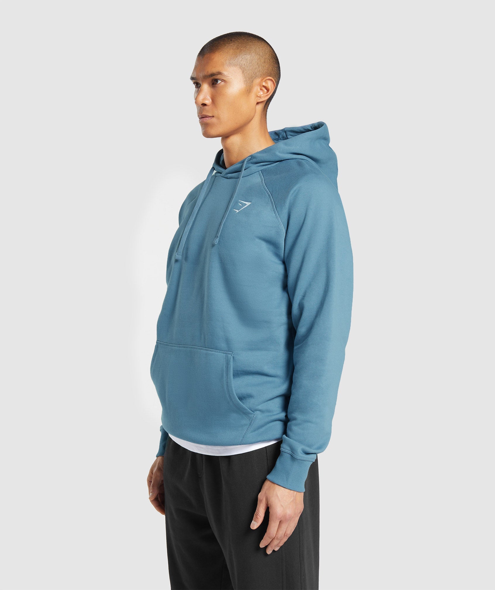 Crest Hoodie in Faded Blue - view 3