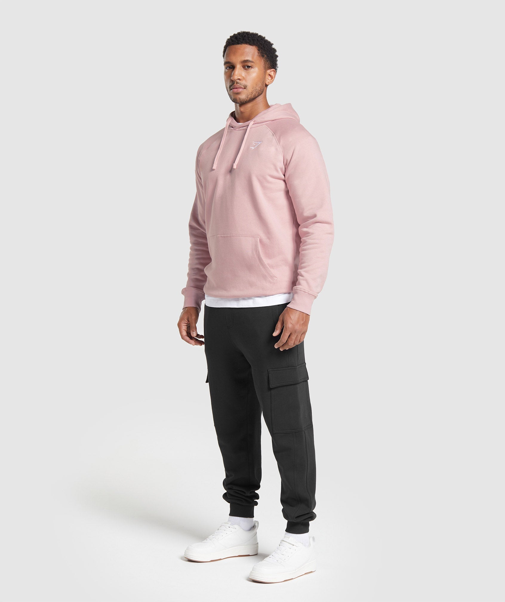 Crest Hoodie in Light Pink - view 4