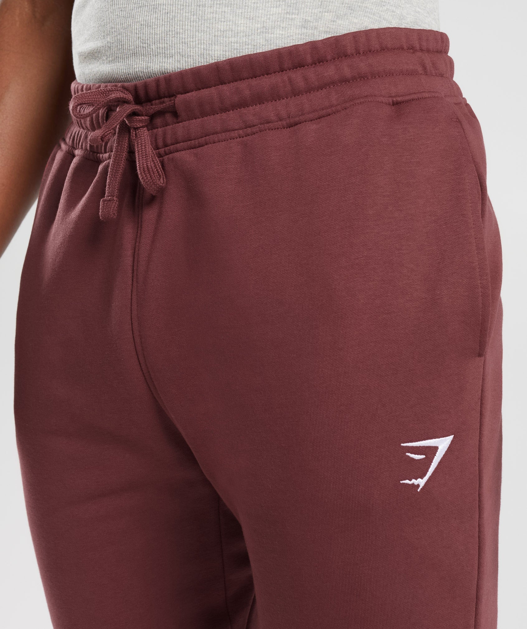 Crest Joggers in Washed Burgundy - view 5