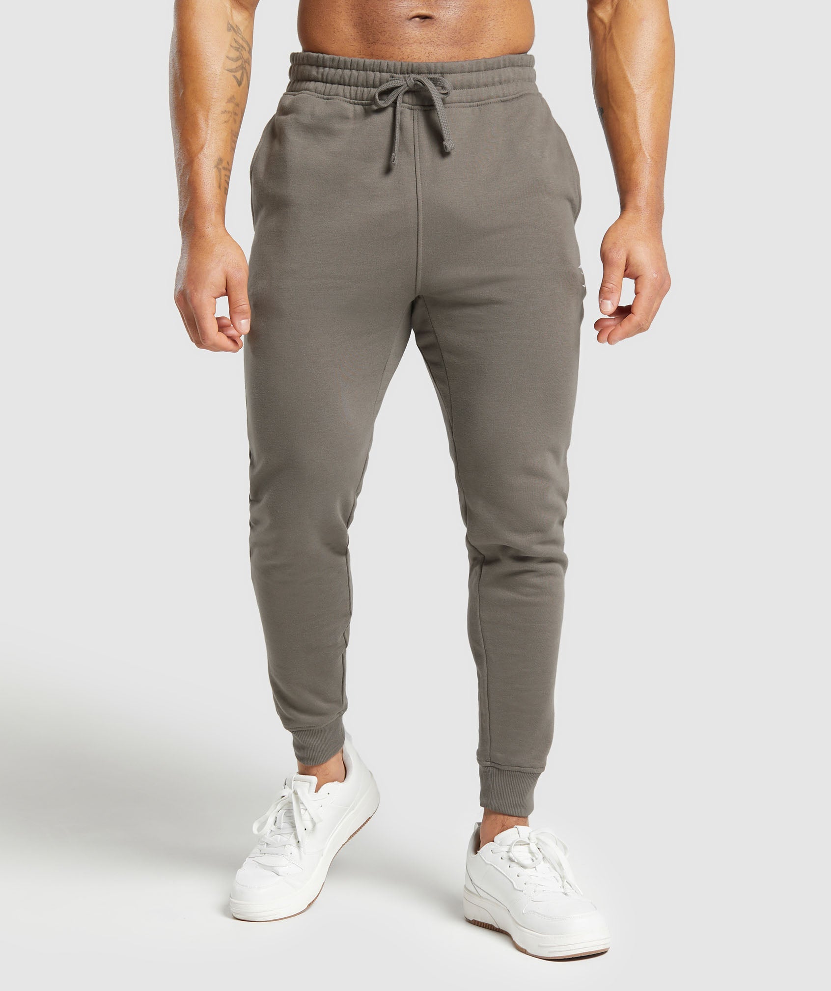 Grey Gymshark joggers never worn size S. €26 incl - Depop