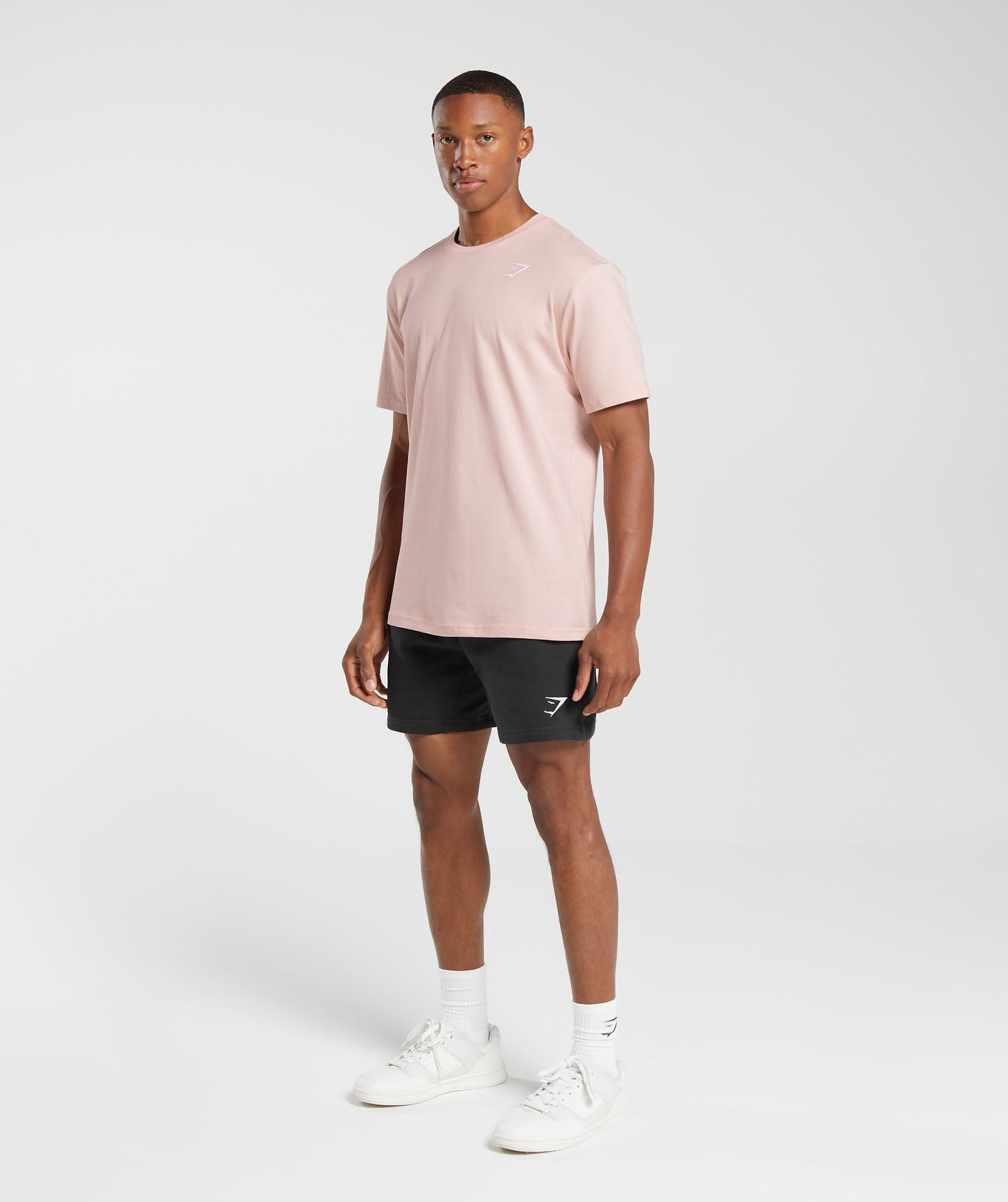 Crest T-Shirt in Misty Pink