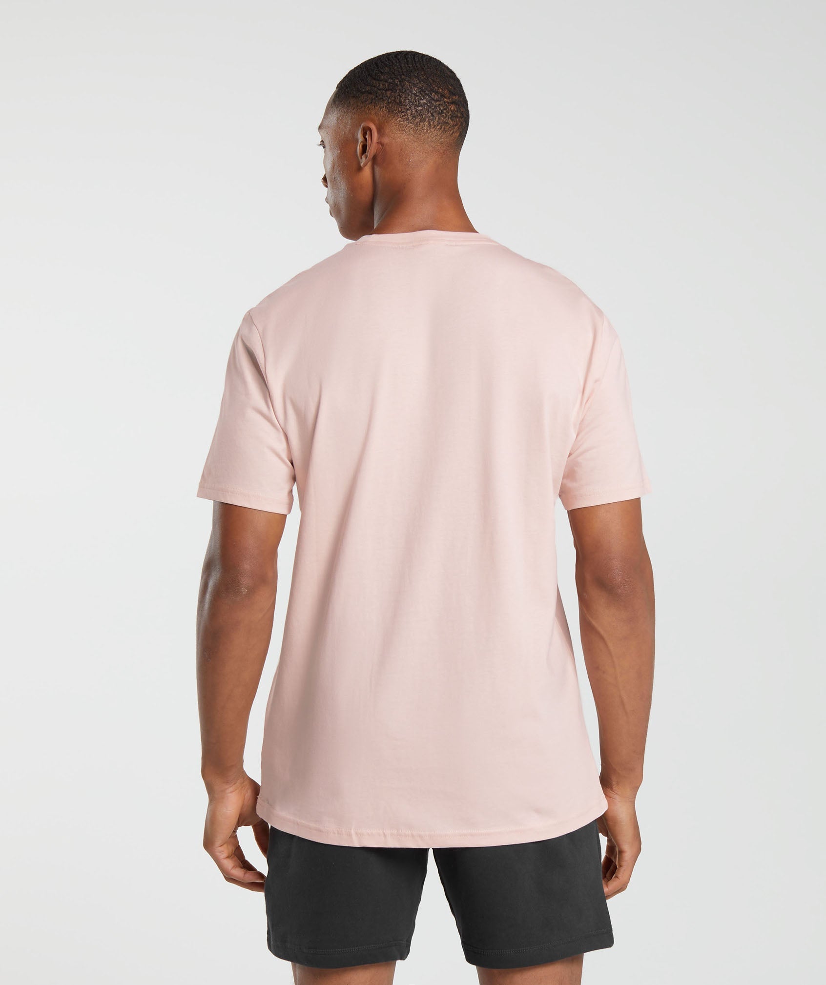 Crest T-Shirt in Misty Pink