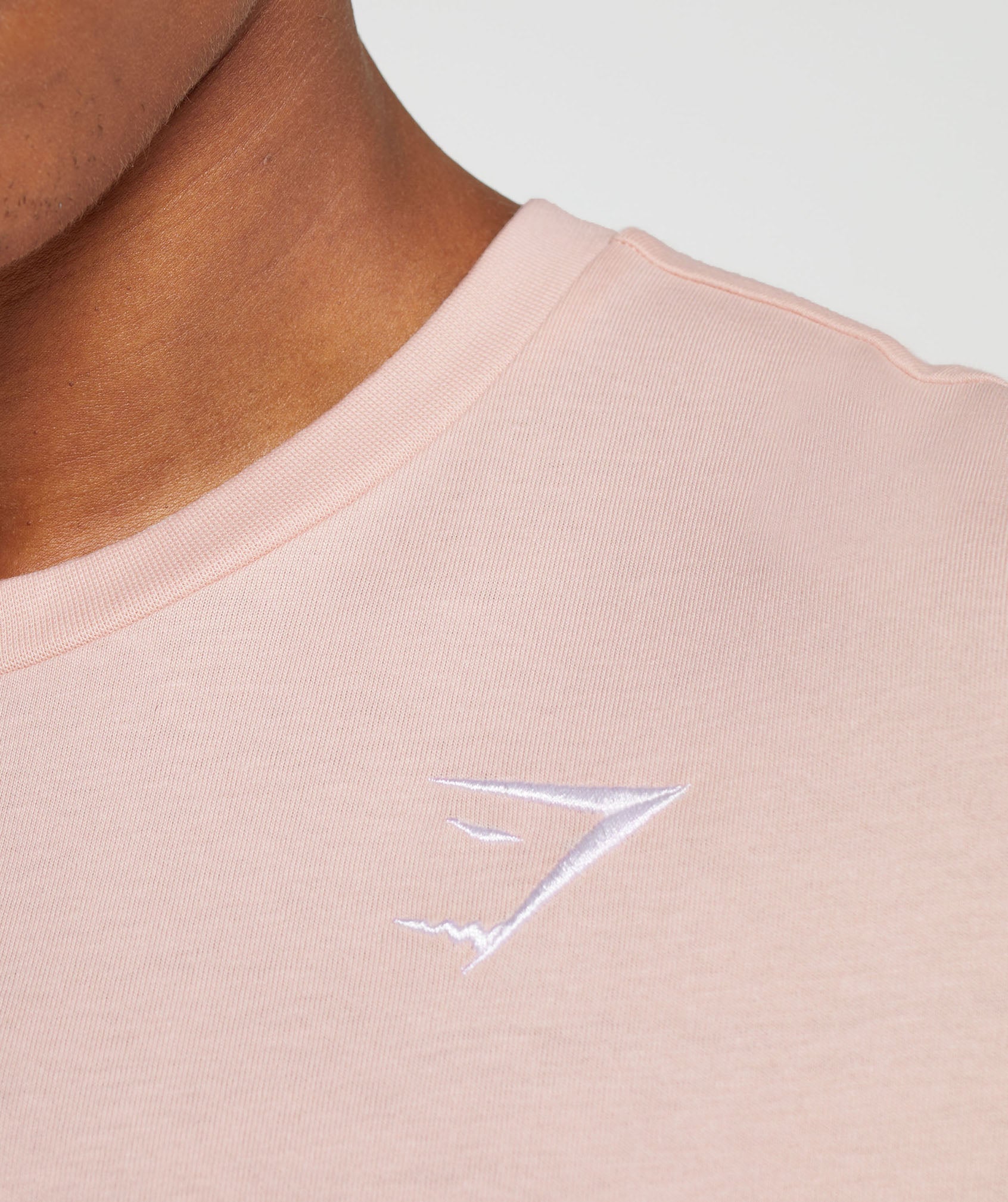 Crest T-Shirt in Misty Pink