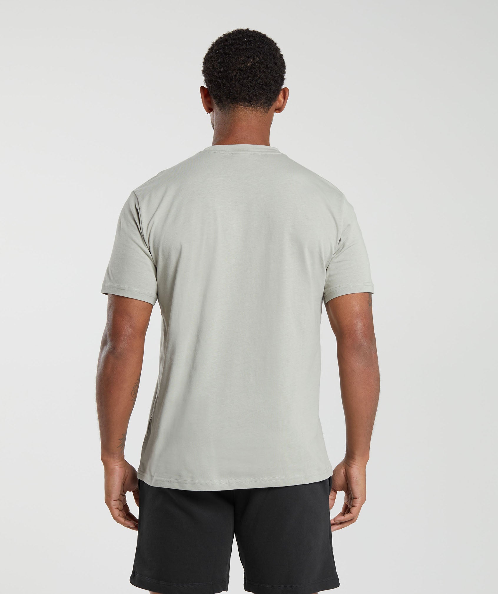 Crest T-Shirt in Stone Grey - view 2