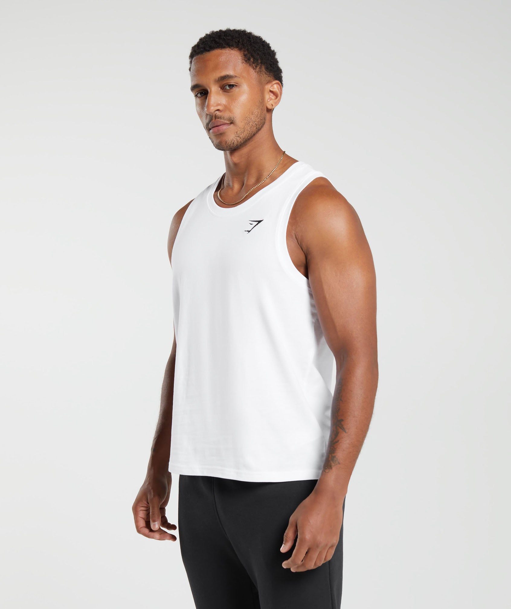 Crest Tank in White - view 3