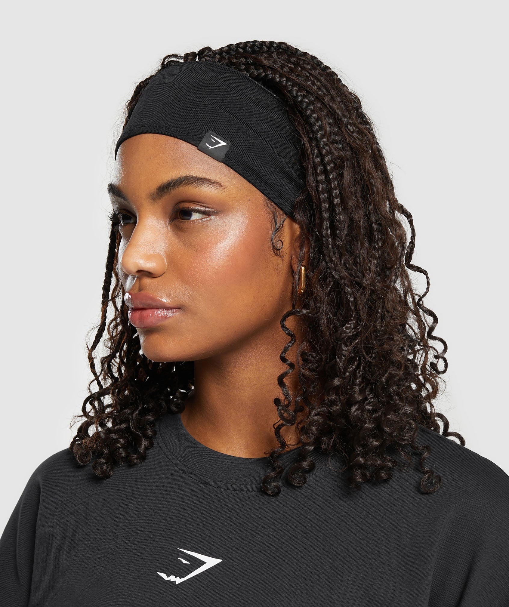 Diffuse Sweat Headband in Black - view 9