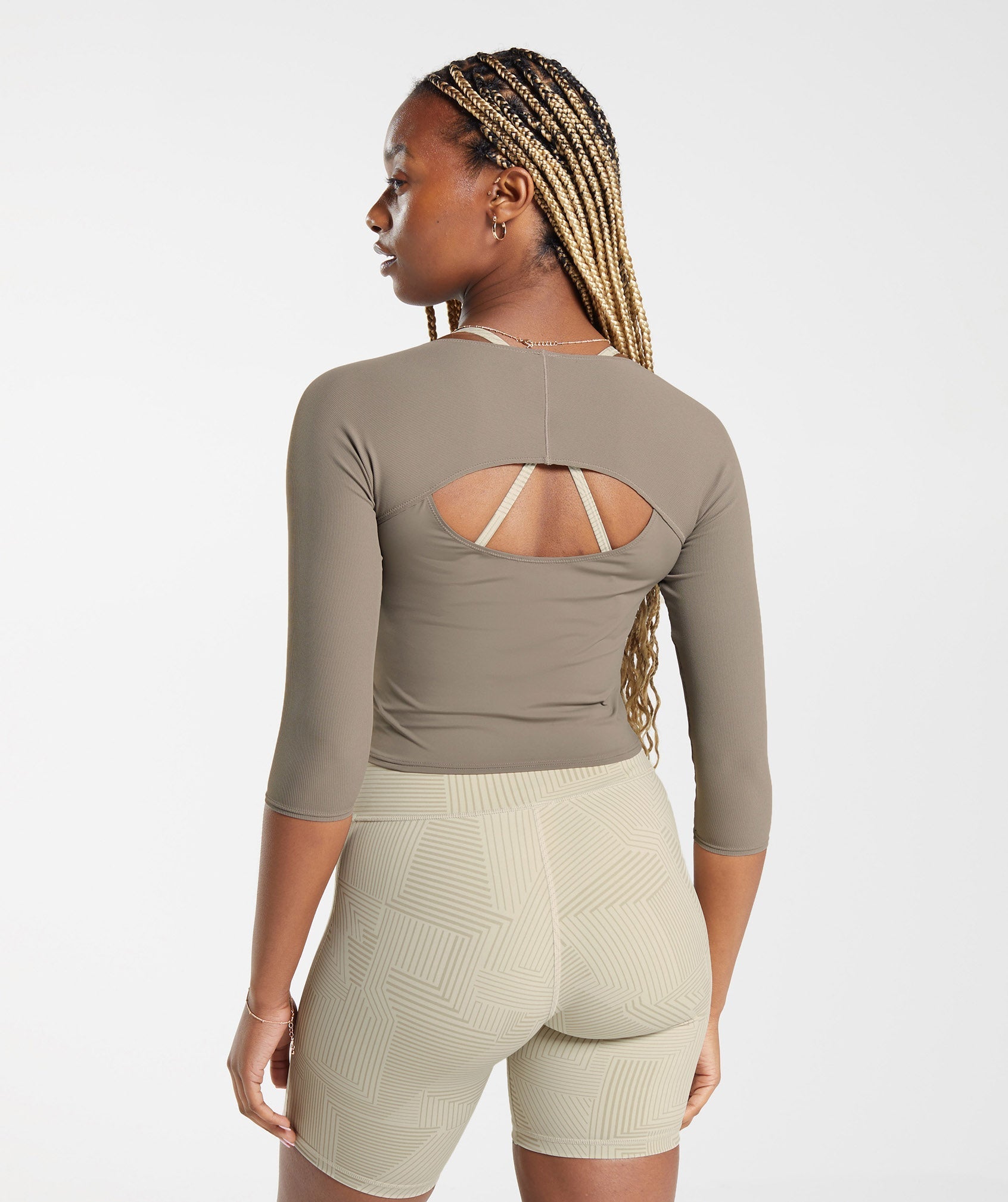 Elevate 3/4 Sleeve Crop Top