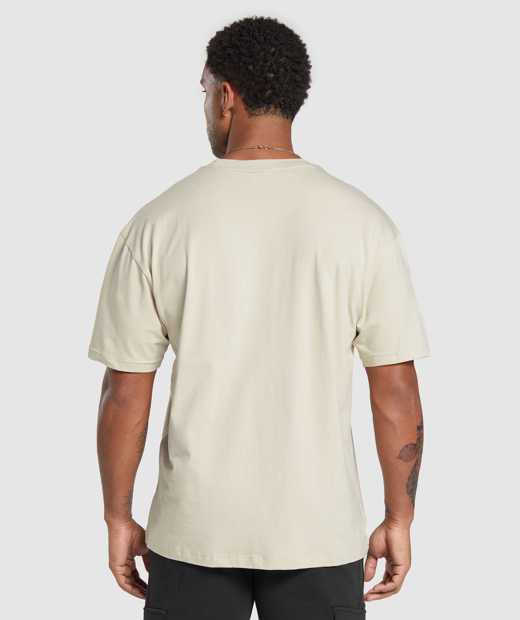 Gymshark Essential Oversized T-Shirt - Pebble Grey