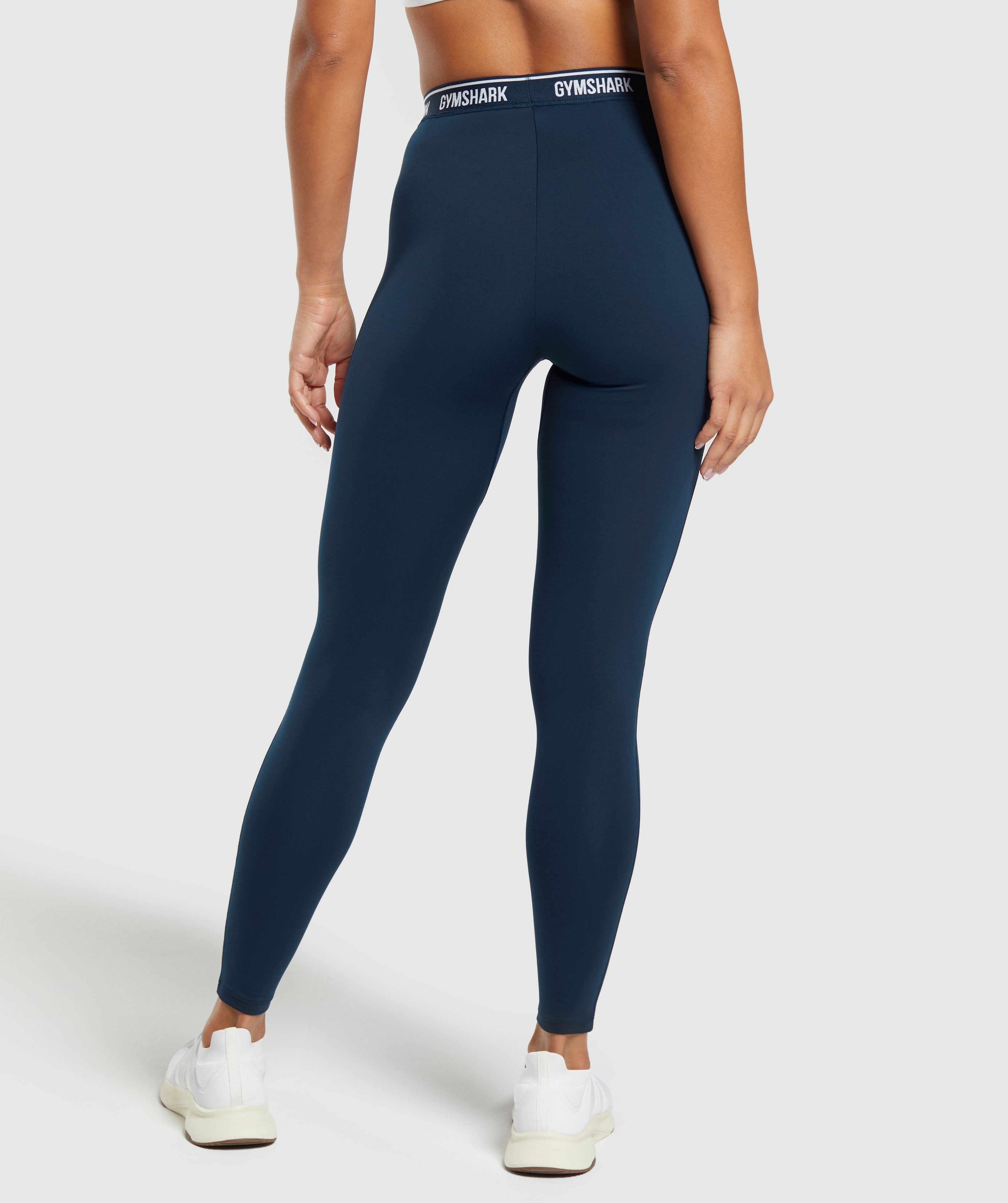 Gymshark, Pants & Jumpsuits, Gymshark Womens Seamless Tape Logo Waistband  Athletic Leggings Size S Small