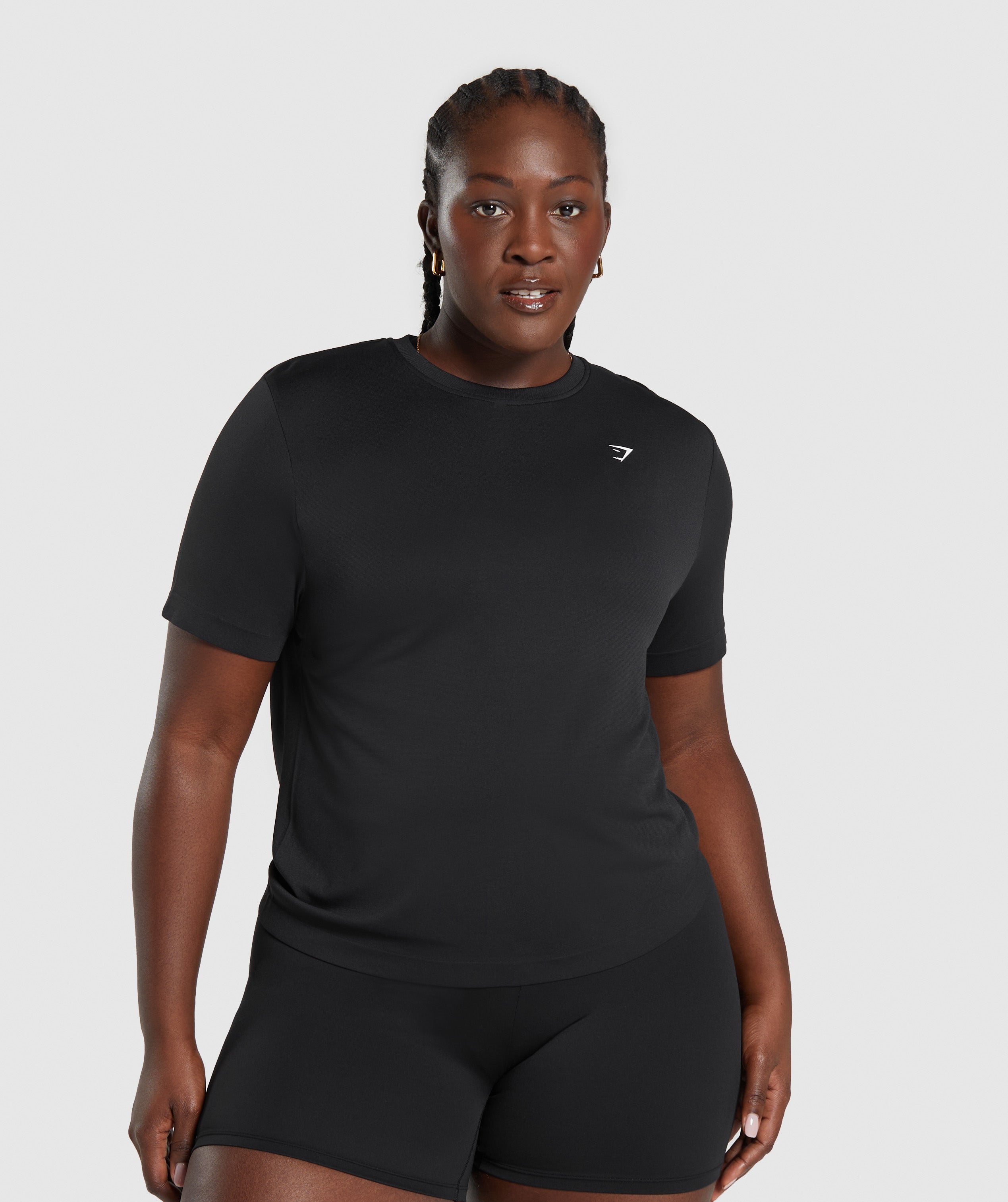 Everyday Seamless T-Shirt in Black - view 3