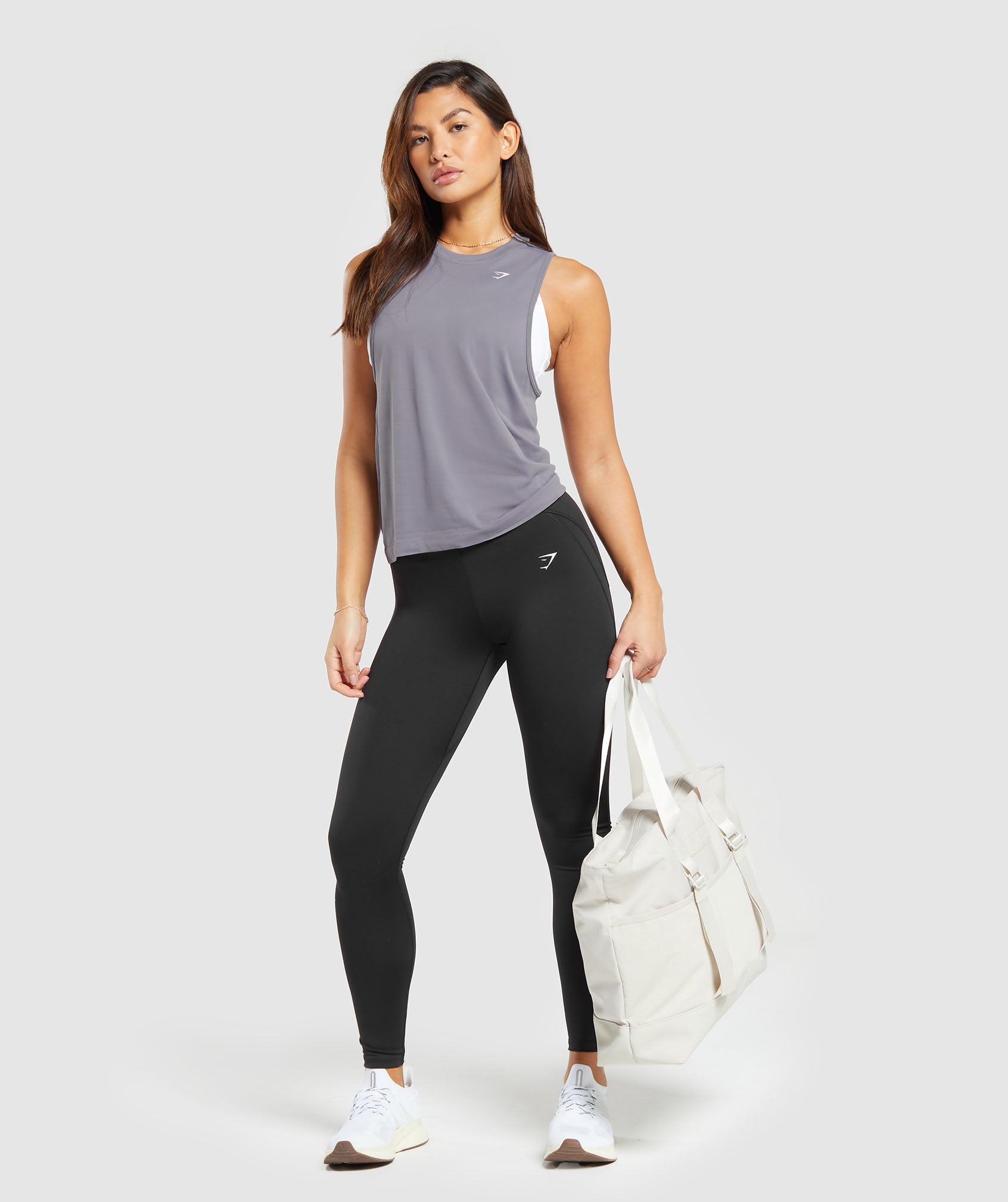 Everyday Seamless Tank in Fog Purple - view 4